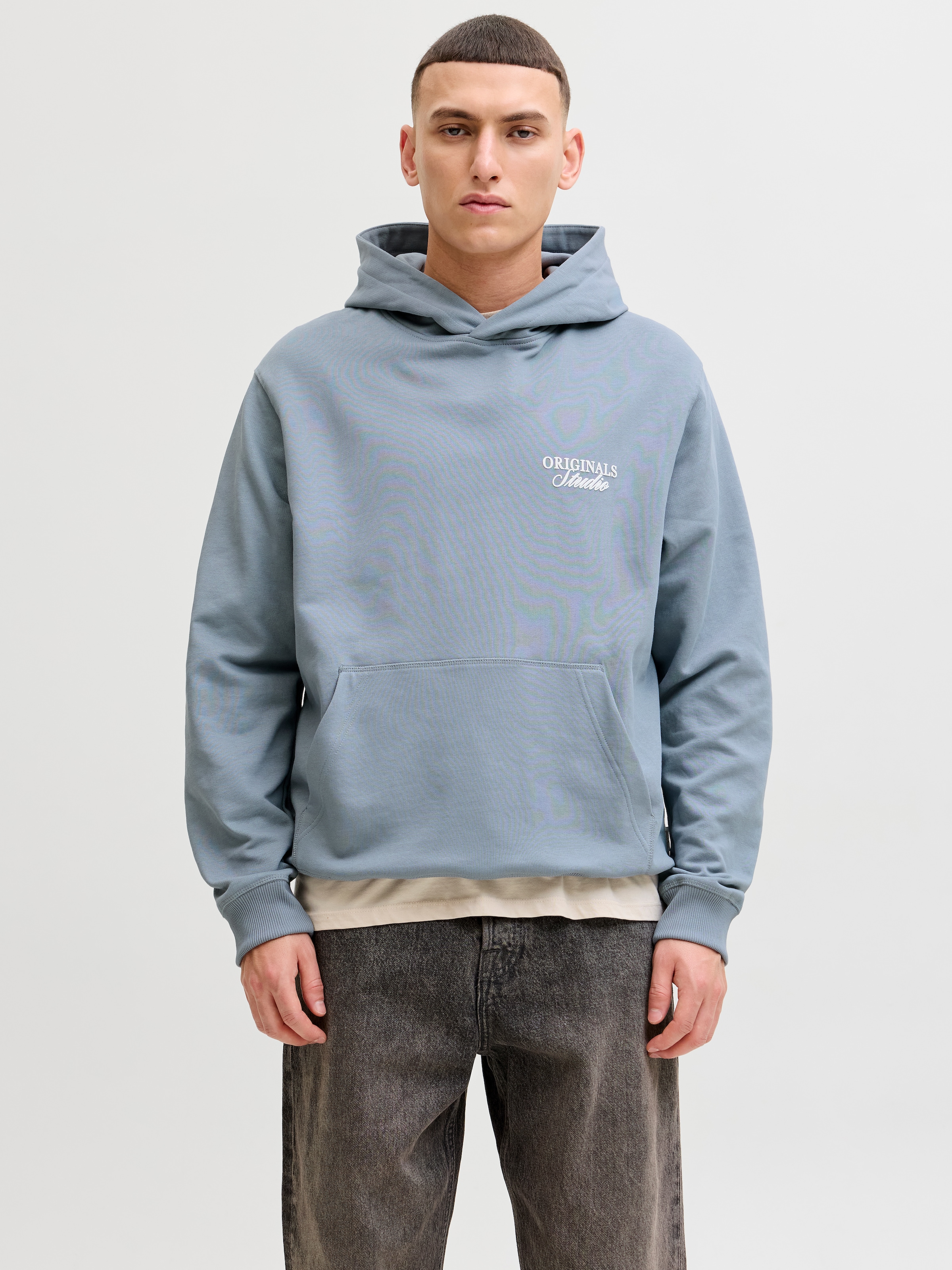 Jack & Jones Kapuzensweatshirt »JORNORREBRO TYPO BACK SWEAT HOOD SN«, mit Print
