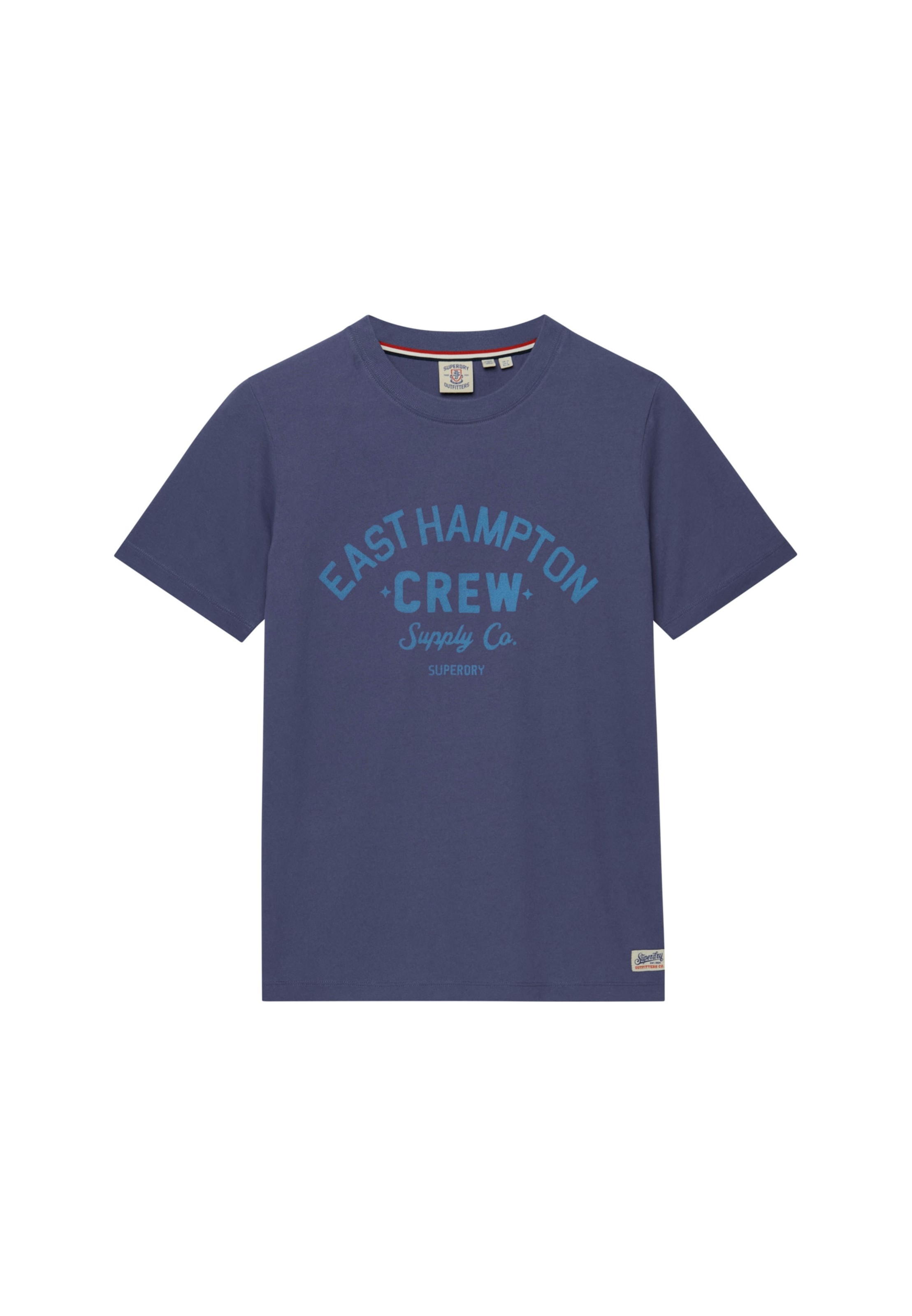 Superdry Print-Shirt »BEACH CLUB RELAXED TEE« aus Baumwolle und Single Jersey, Relaxed Fit, mit Rundhalsausschnitt