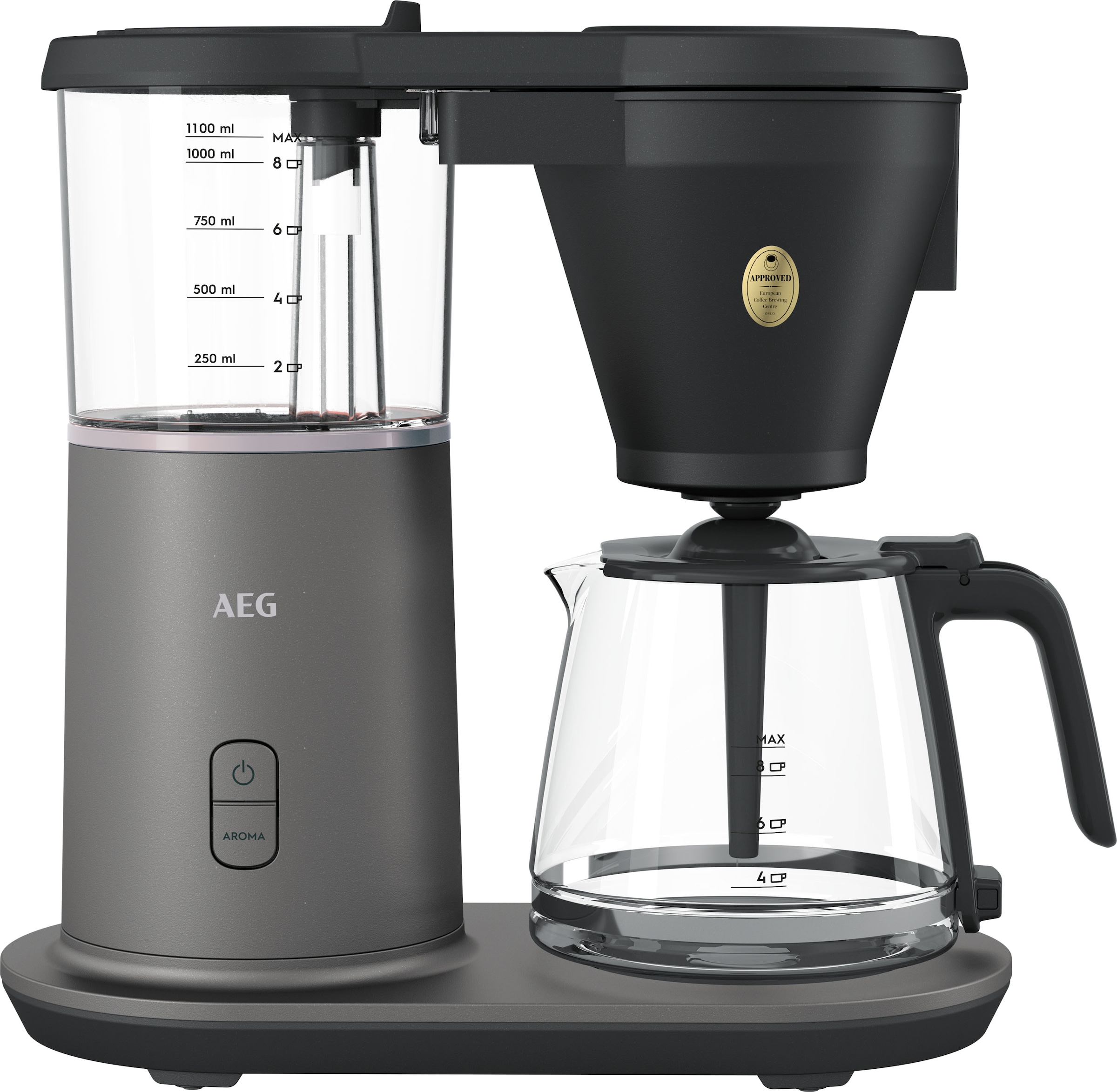 AEG Filterkaffeemaschine »CM7-1-4MTM Gourmet 7«, 1,15 l bei 1x4 jetzt OTTO Kaffeekanne, kaufen Permanentfilter