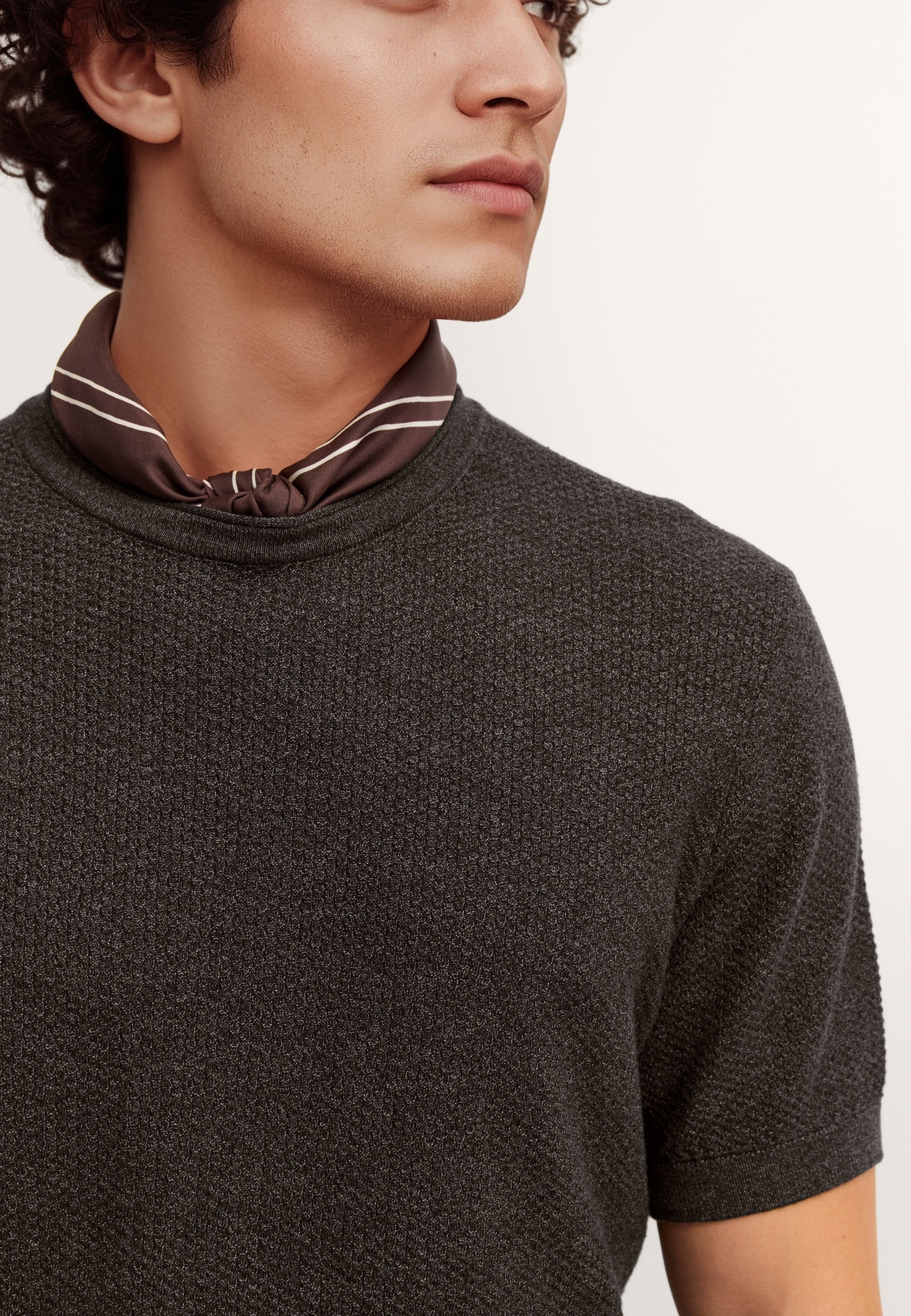 bugatti T-Shirt Regular Fit aus einem Baumwollmix