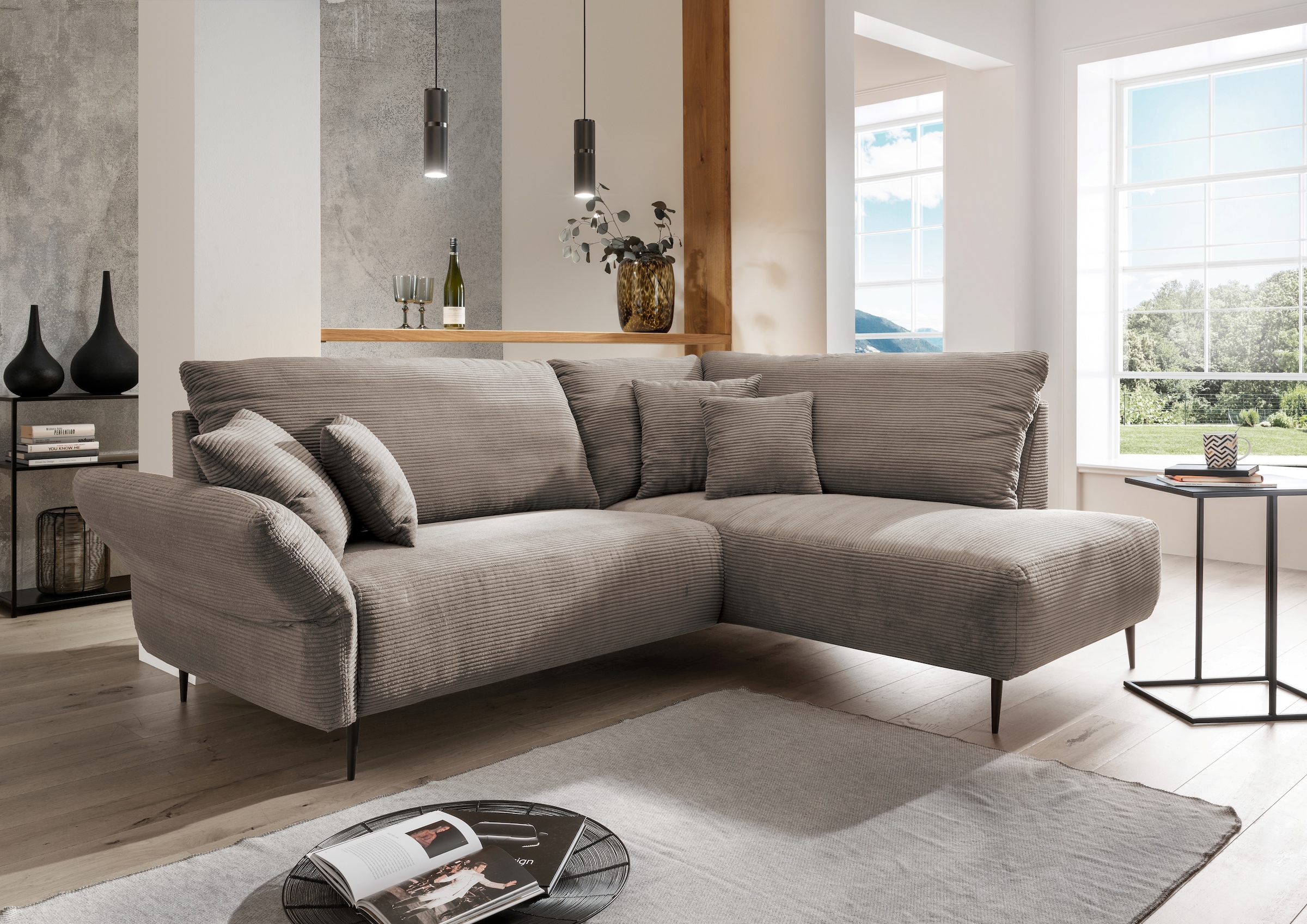 INOSIGN Ecksofa »Vanilla L-Form«, Armlehnenfunktion