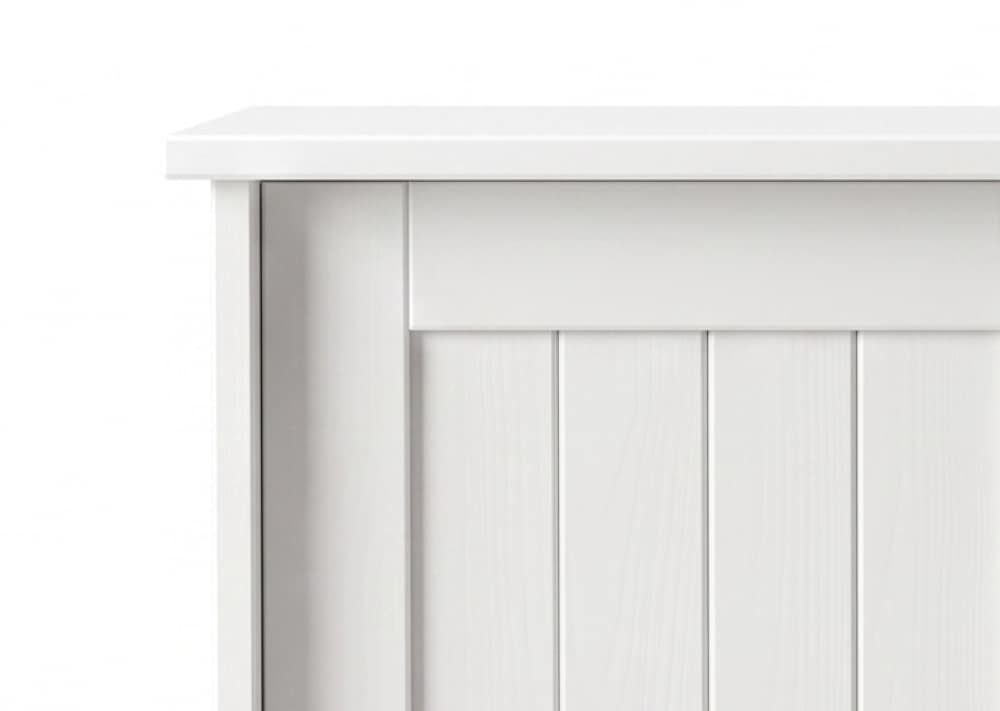 OTTO home Garderobenschrank »Malmö Mehrzweckschrank mit Schiebetüren und Spiegel« aus massiver FSC®-zertifizierter Kiefer, B/T/H 93/37/187 cm