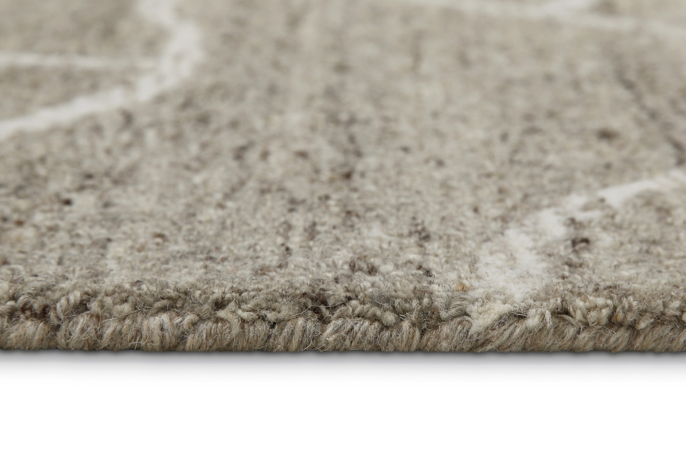 Wecon home Wollteppich »Hamptons FORTYONE«, rechteckig, 15 mm Höhe, Läufer, Schurwolle, Kurzflor, Wohnzimmer, elegant, robust, Stein