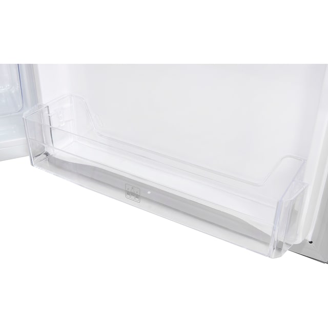 exquisit Kühlschrank, KS16-4-HE-040E inoxlook, 85,5 cm hoch, 55,0 cm breit  jetzt bei OTTO