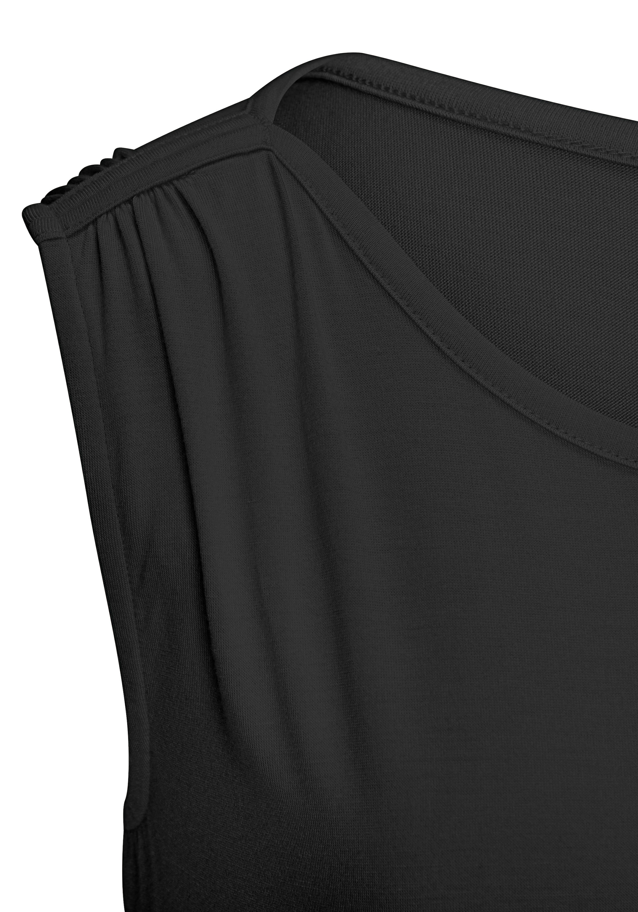LASCANA Shirttop aus weichem Viskosejersey