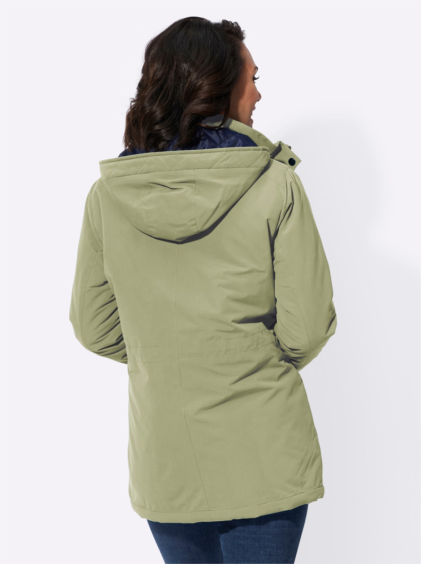 Casual Looks Langjacke, mit Kapuze