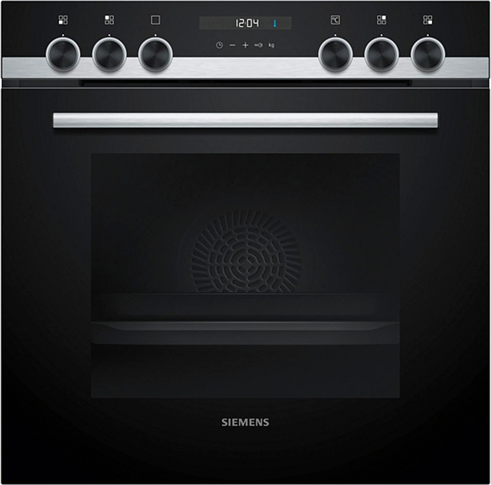 SIEMENS Elektro-Herd-Set »HE517BBS3«, mit Backwagen, Backwagen mit ausziehbarer Tür für bequemes Kochen & Backen