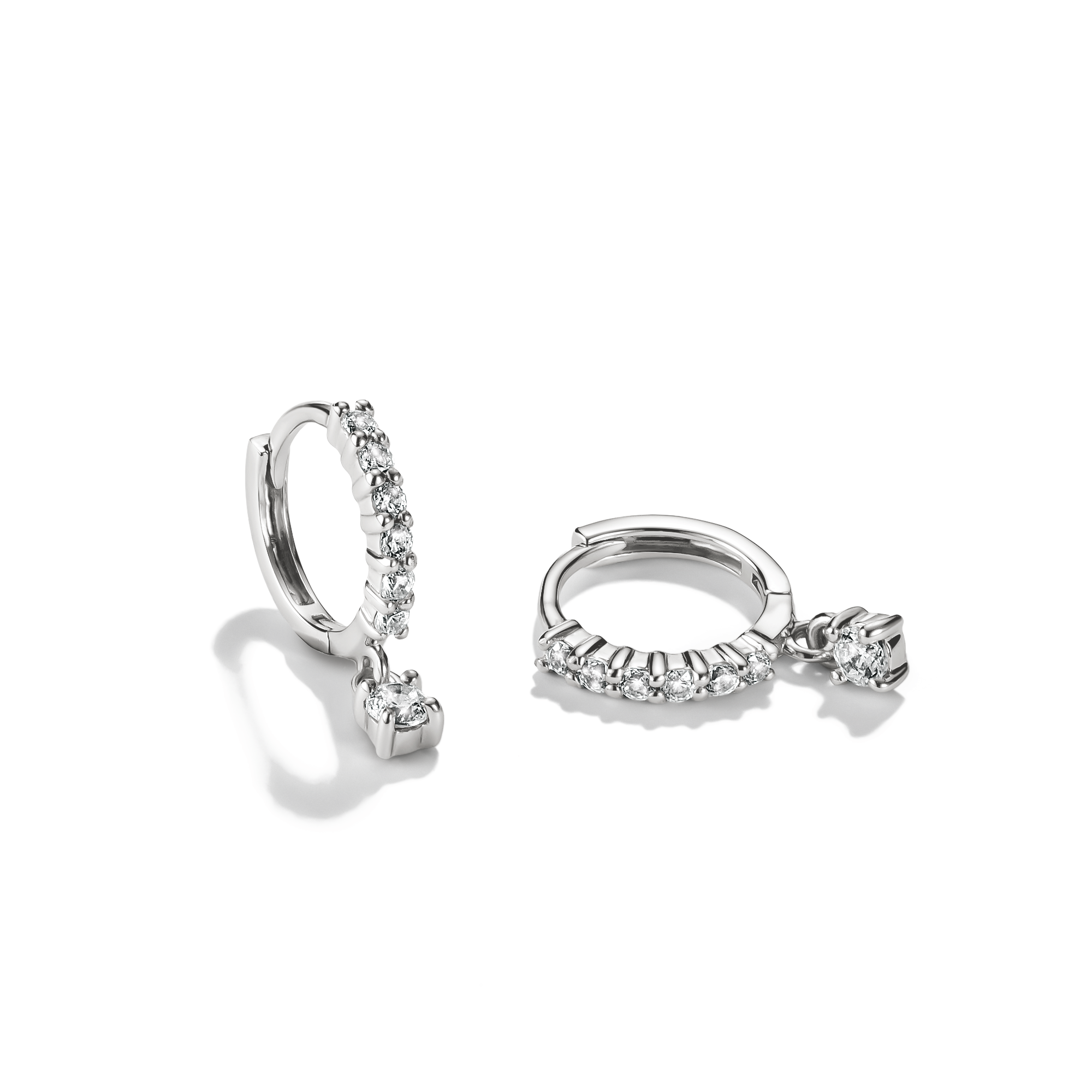 THOMAS SABO Paar Creolen »mit Anhänger« mit Zirkonia (synth.)
