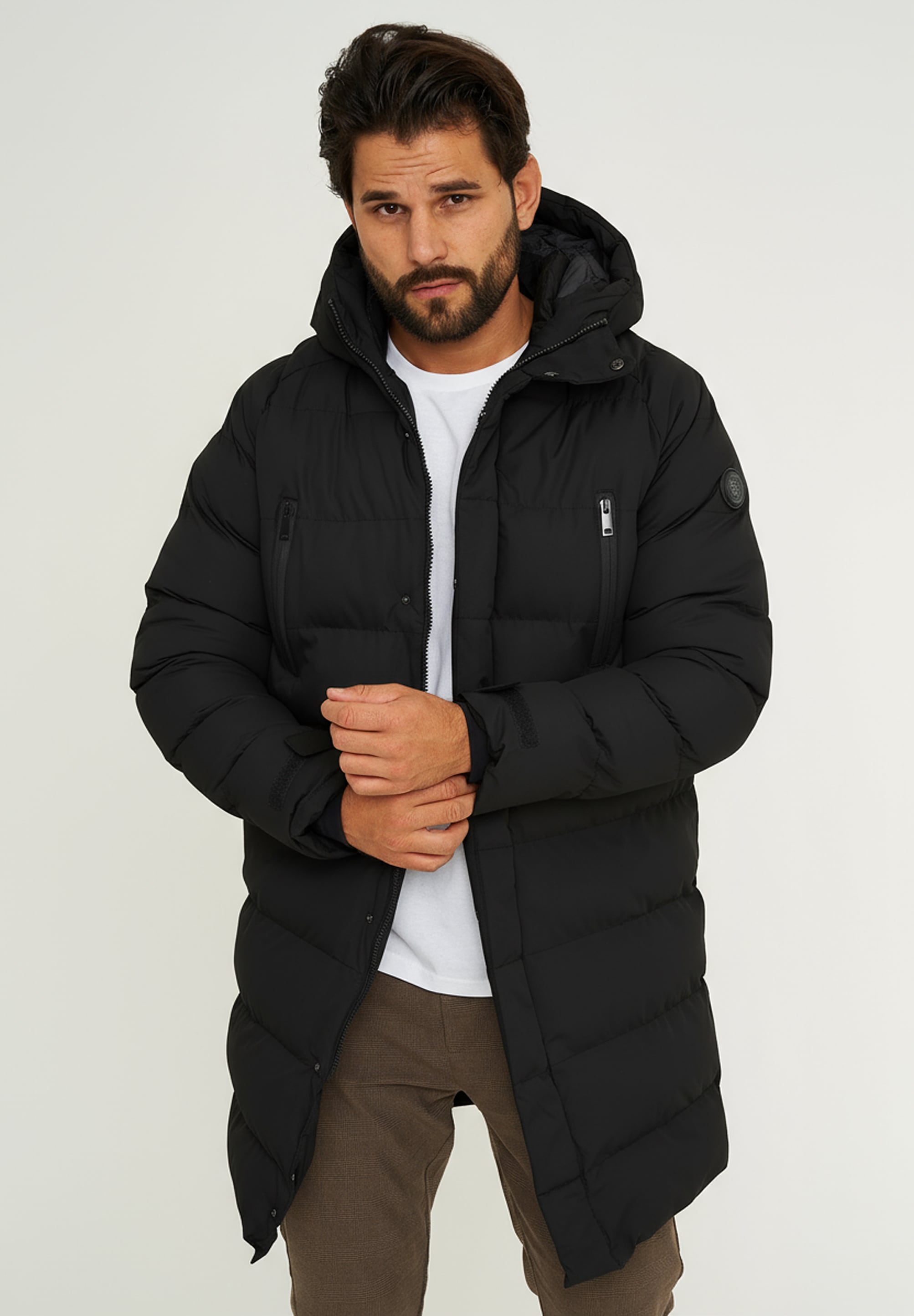 SOULSTAR Parka »Winterjacke als Langer Steppmantel - Winterparka«