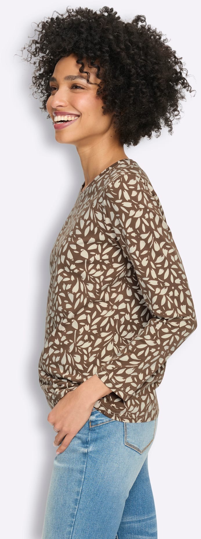 heine Langarmshirt »Druck-Shirt« 1