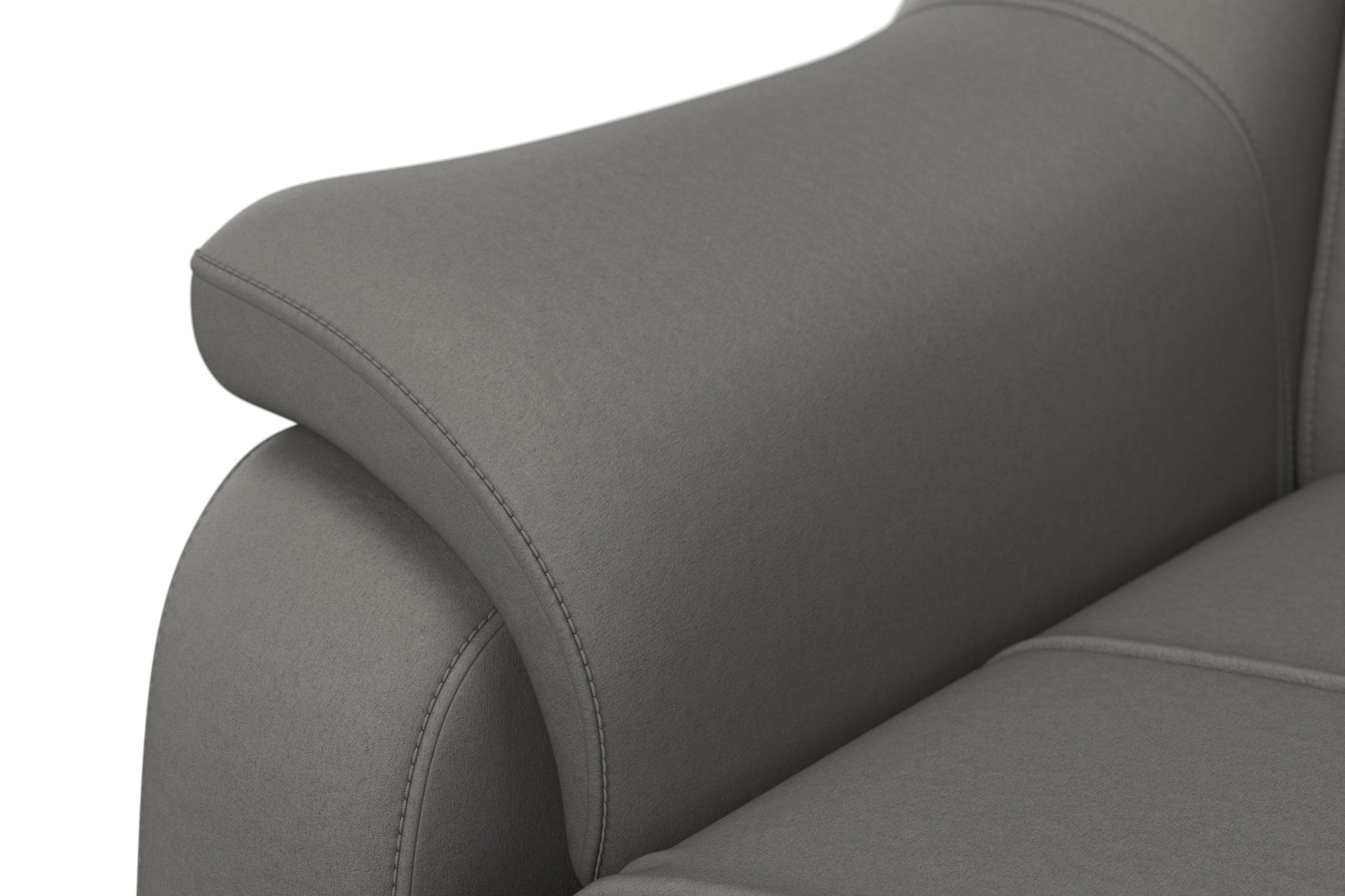 sit&more Ecksofa »Freetown L-Form« inklusive Kopfteilverstellung und komfortablem Federkern