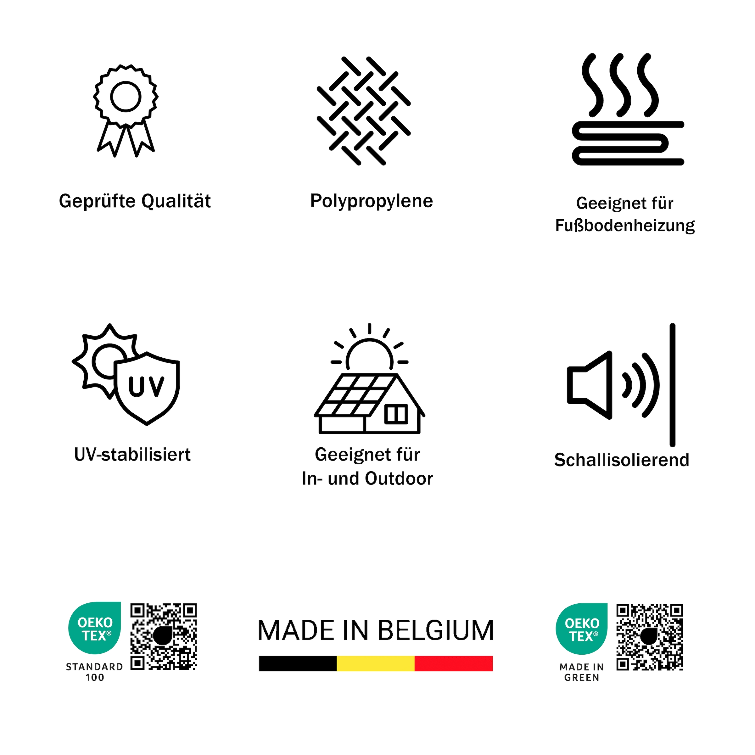 s.Oliver Teppich »Skadom, Wende-Teppich im Blatt Design, auch für Balkon und Terrasse« rechteckig 5 mm Höhe für In- und Outdoor geeignet, wetterfest & UV-beständig,