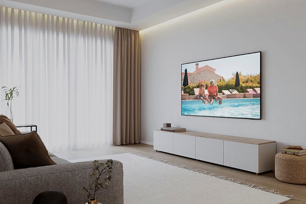 Samsung LED-Fernseher »GU85DU8079U«, 4K Ultra HD, Smart-TV, Crystal UHD, Q-Symphony, Dolby Surround Sound, Triple Tuner, Smart-Hub