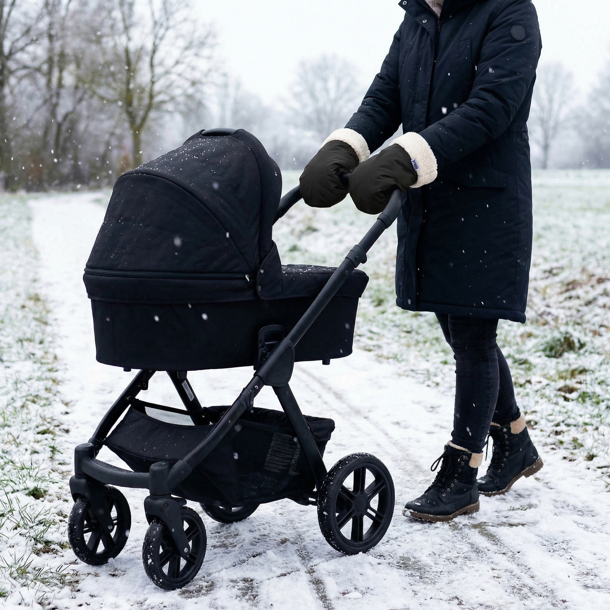 Fillikid Kinderwagen-Handwärmer »Nuuk Teddy« Set, 2 Stk. tlg.