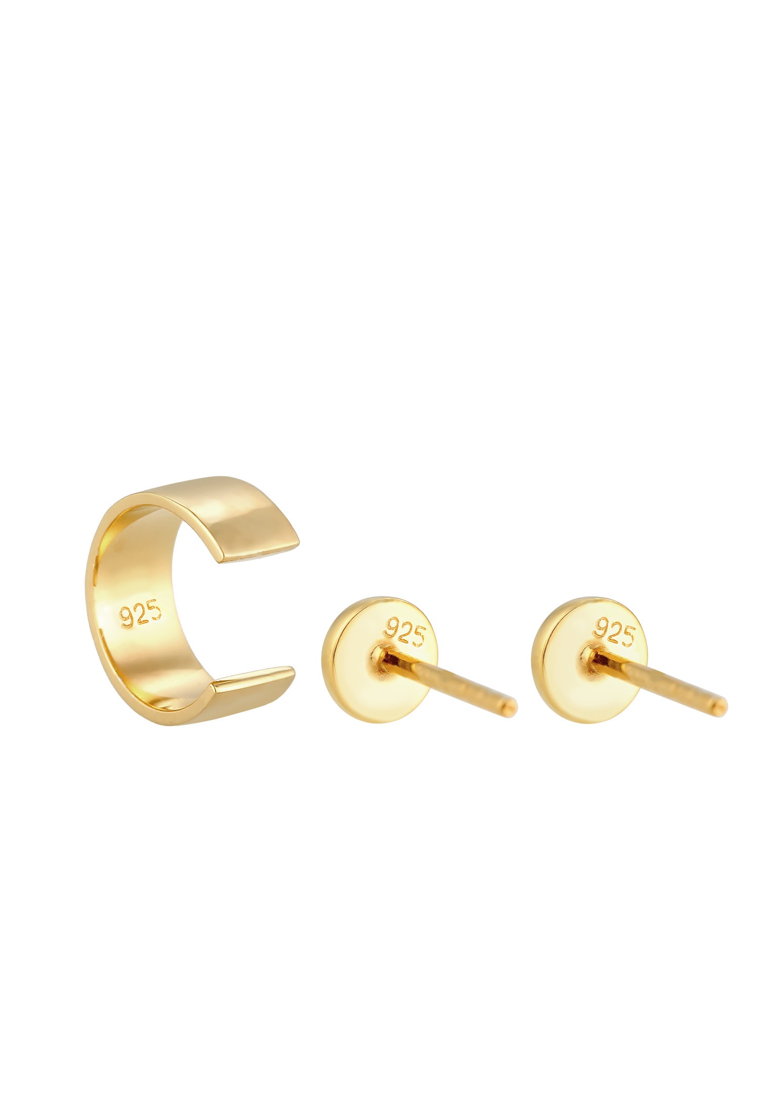 Elli Ohrstecker-Set »Ohrringe Ohrstecker Earcuff Set 925 Sterling Silber«