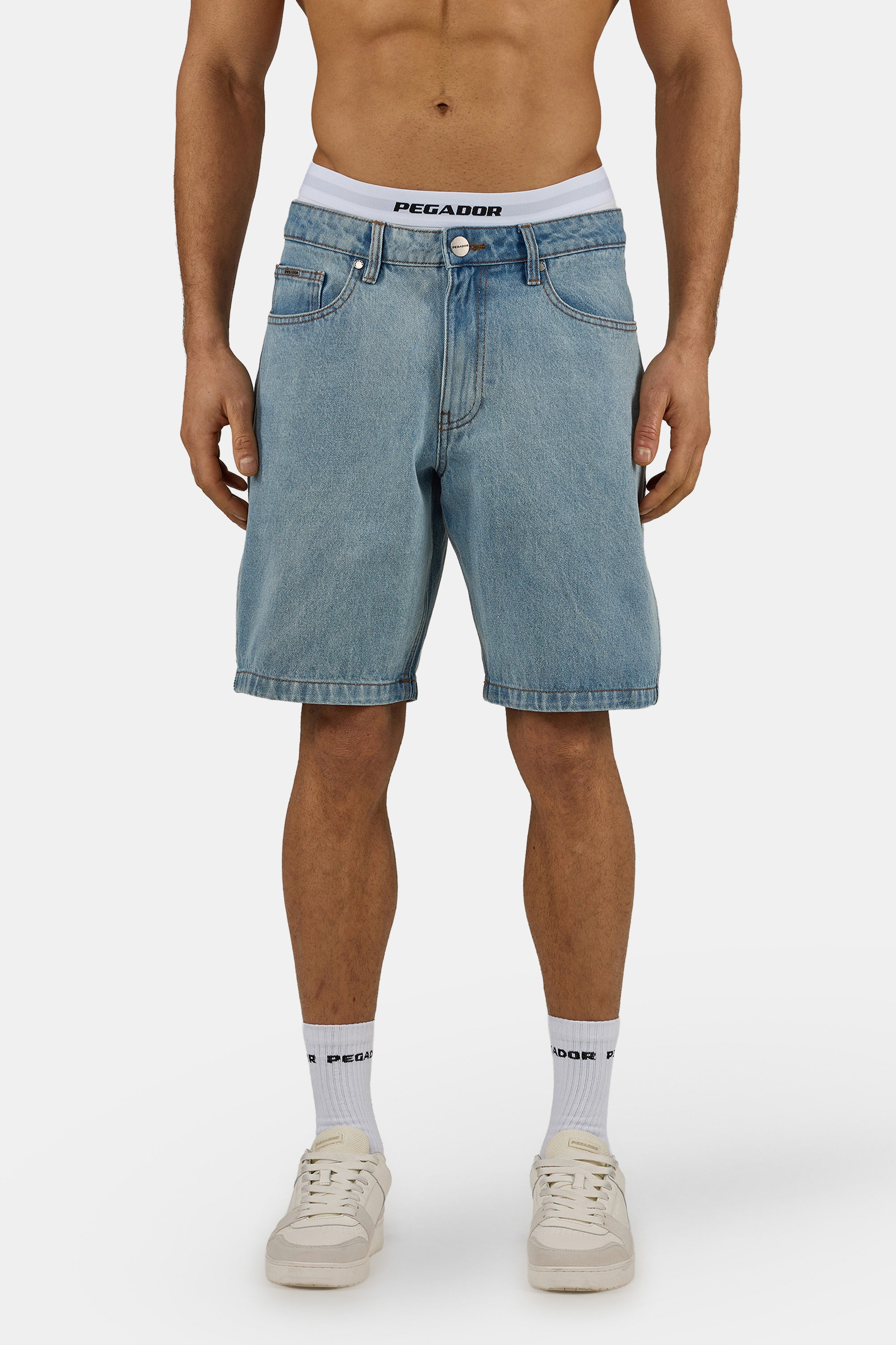 PEGADOR Jeansshorts »Bostic Jeans Shorts« Baumwolle, regular fit