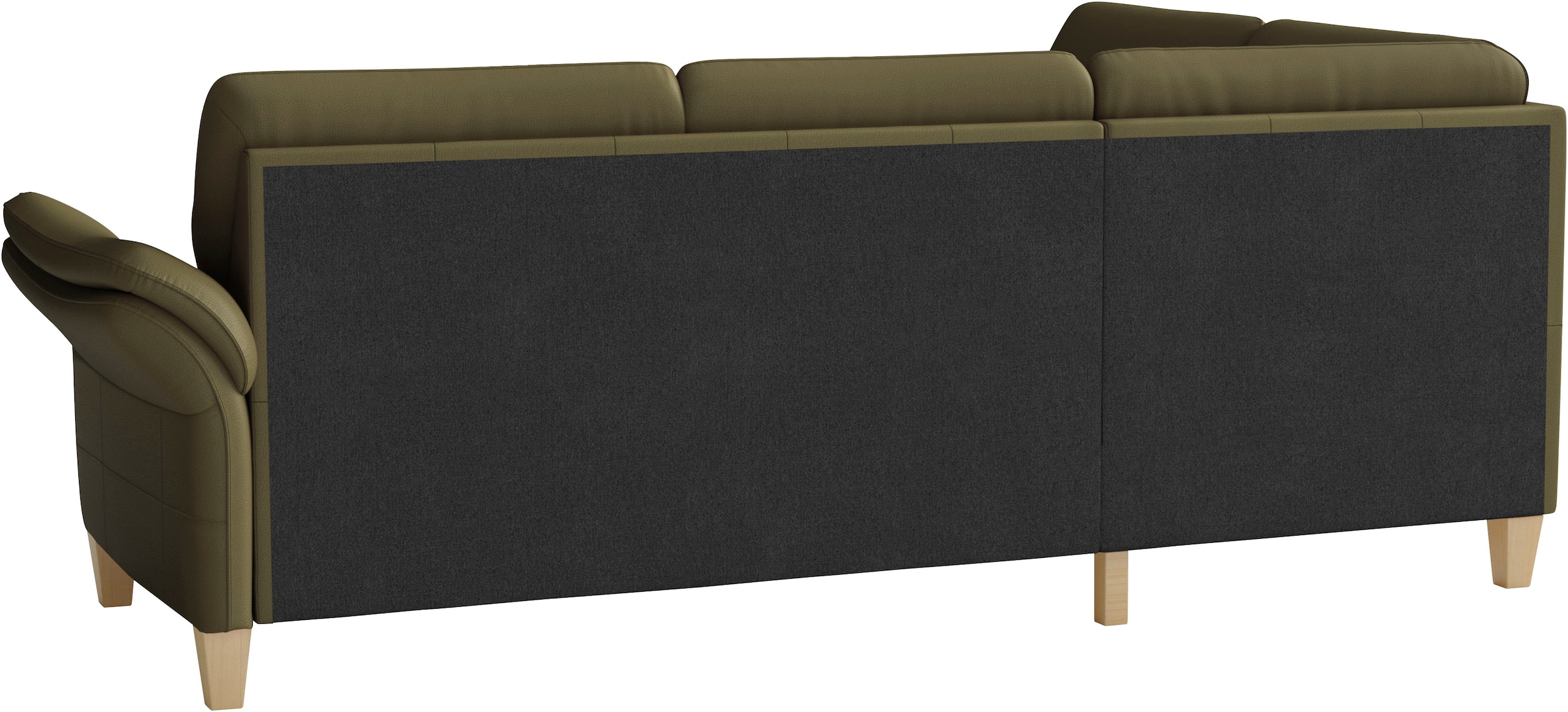 sit&more Ecksofa »Pamela L-Form, Leder, B: 218 cm« optional Armteilverstellung, Schlaffunktion & Bettkasten