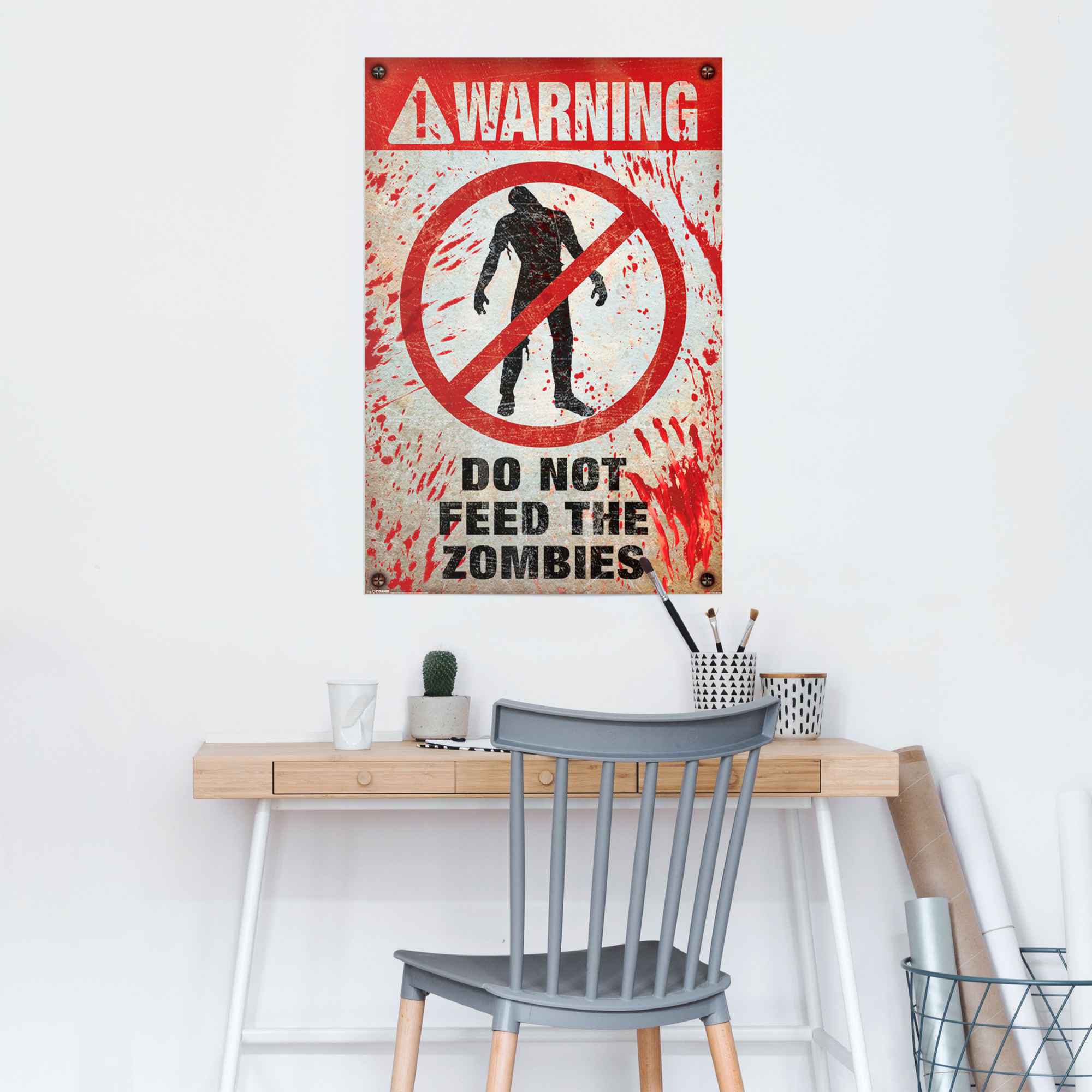 Reinders! Poster »Warning! Do Not Feed The Zombies« 1 Stk. tlg.