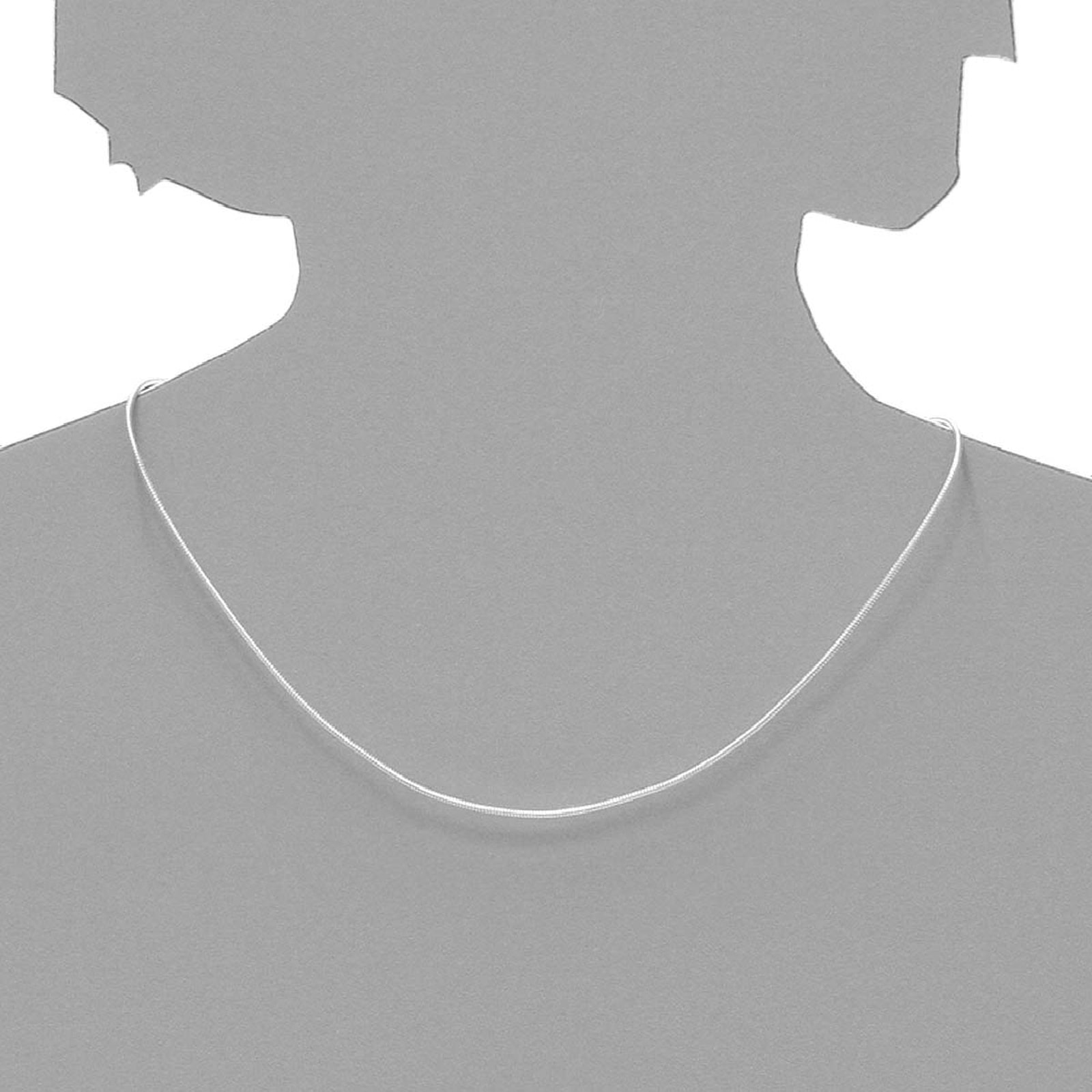 OSTSEE-SCHMUCK Silberkette »- Schlange 1,2 mm - Silber 925/000 -,«