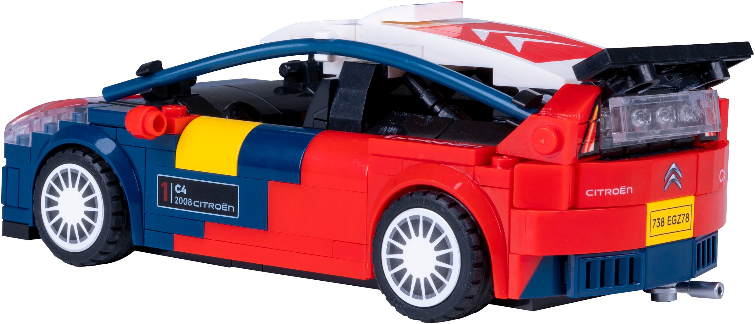 Jamara Konstruktions-Spielset »CaDA, Bricks, 2008 Citroën C4 WRC (402872)«