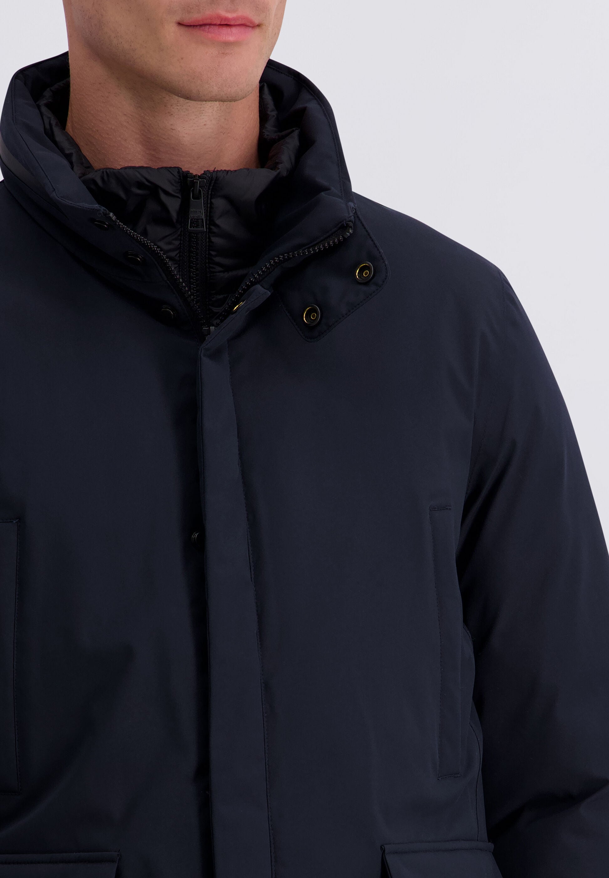 Pierre Cardin Blouson »Pierre Cardin Jacke« ohne Kapuze mit Wasserabweisenden Reißverschlüssen