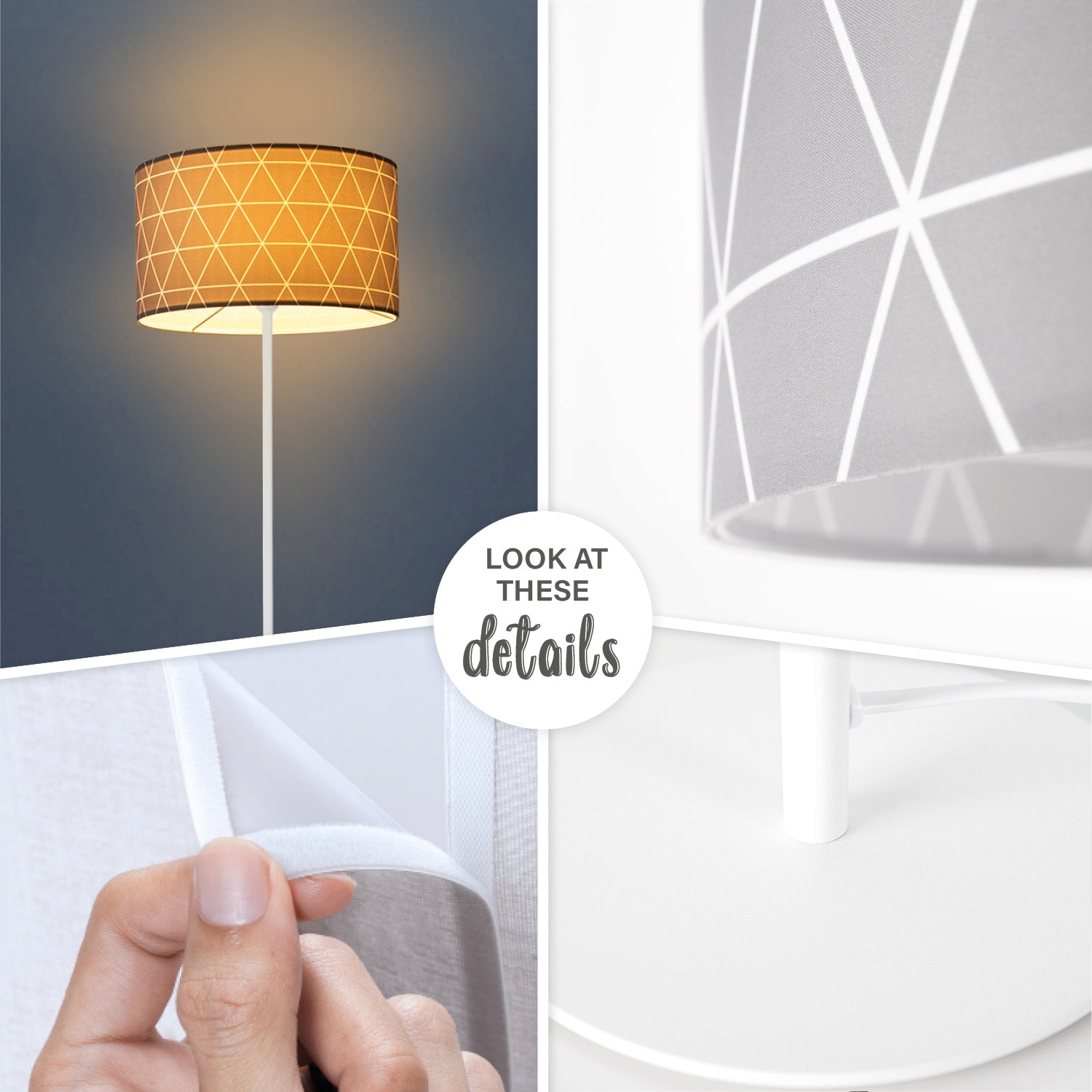 Paco Home Stehlampe »Stella 401«, 1 flammig, Leuchtmittel E27 | ohne Leuchtmittel, Standleuchte Wohnzimmer Schlafzimmer E27 Skandi Pink Grau Blau Deko
