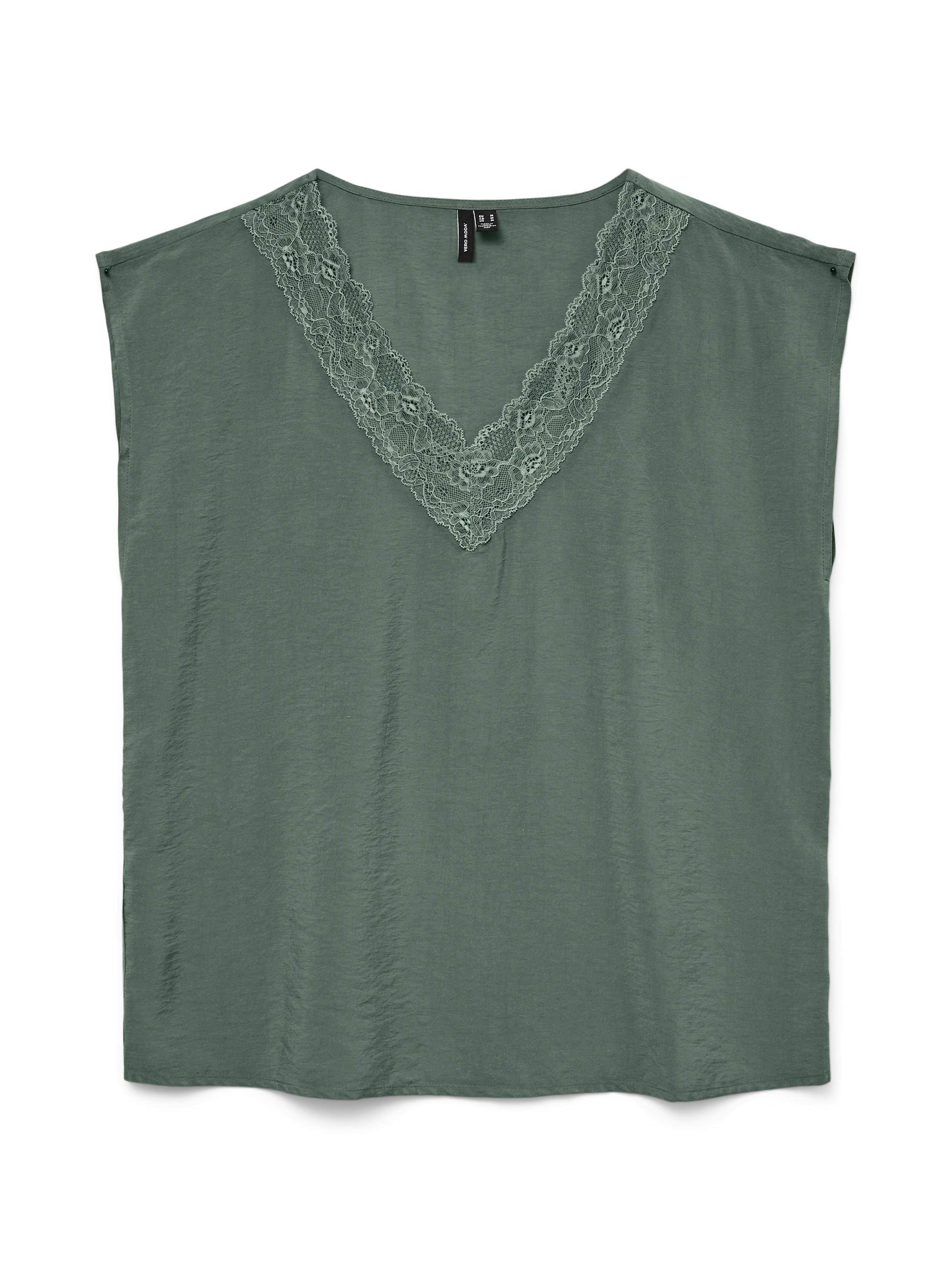 Vero Moda Spitzentop »VMSAFA SL V-NECK LACE TOP WVN GA NOOS«