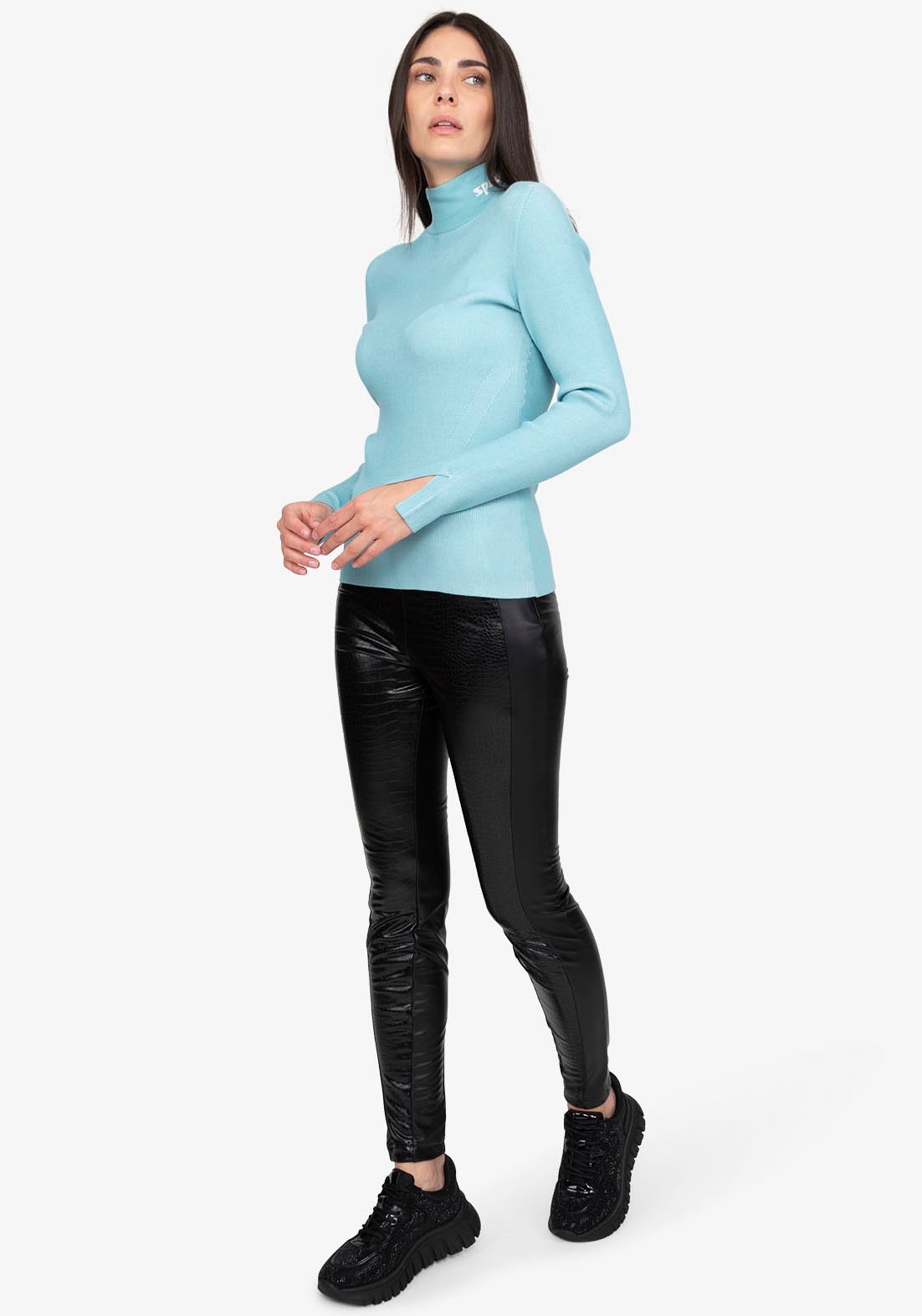 Sportalm Kitzbühel Rollkragenpullover, Mit Rundhalsausschnitt