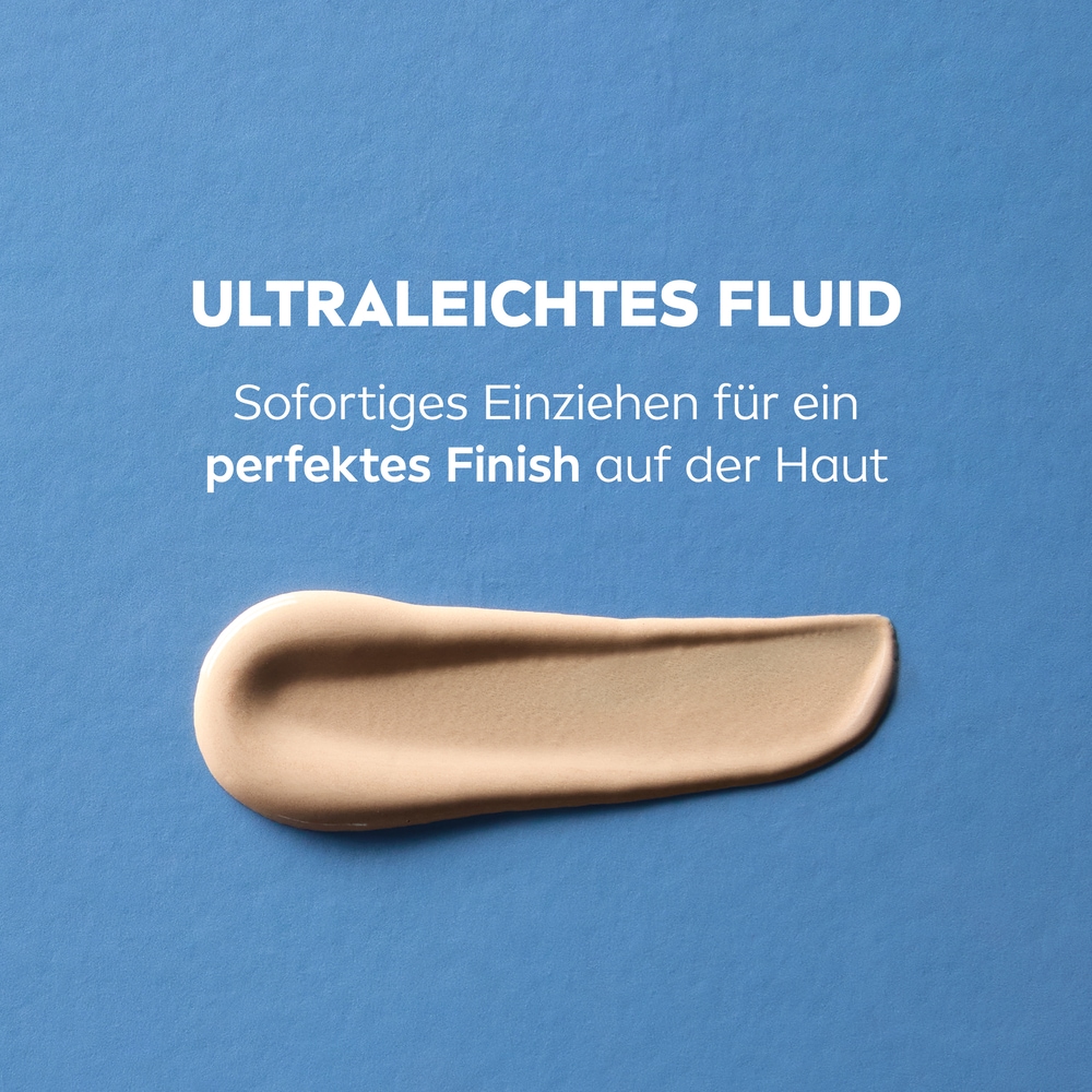 Nivea Sun Sonnenschutzfluid »Ultra Light Daily Fluid LSF 50+ +Hyaluron Light Tinted«, leicht getönt, schützt helle Haut vor UV-Strahlen