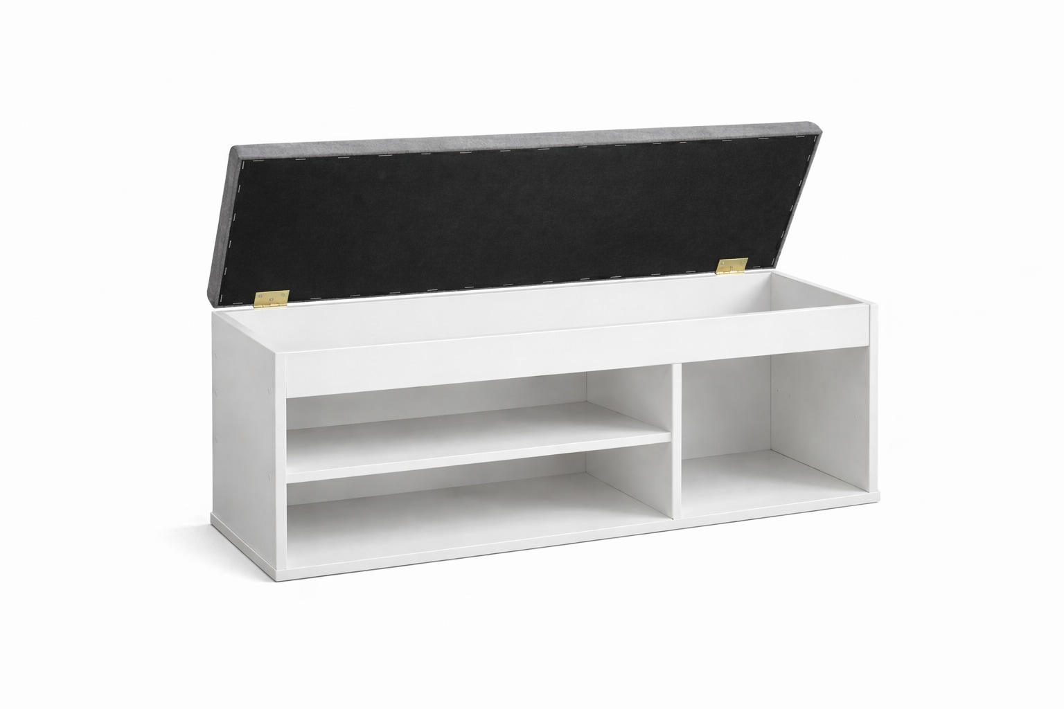 OTTO home Schuhbank »Schuchschrank 100,  Schuhregal, Schuhtruhe, Schuhkommode, Sitzbank« Inkl. bequemem Sitzkissen mit Stauraum darunter