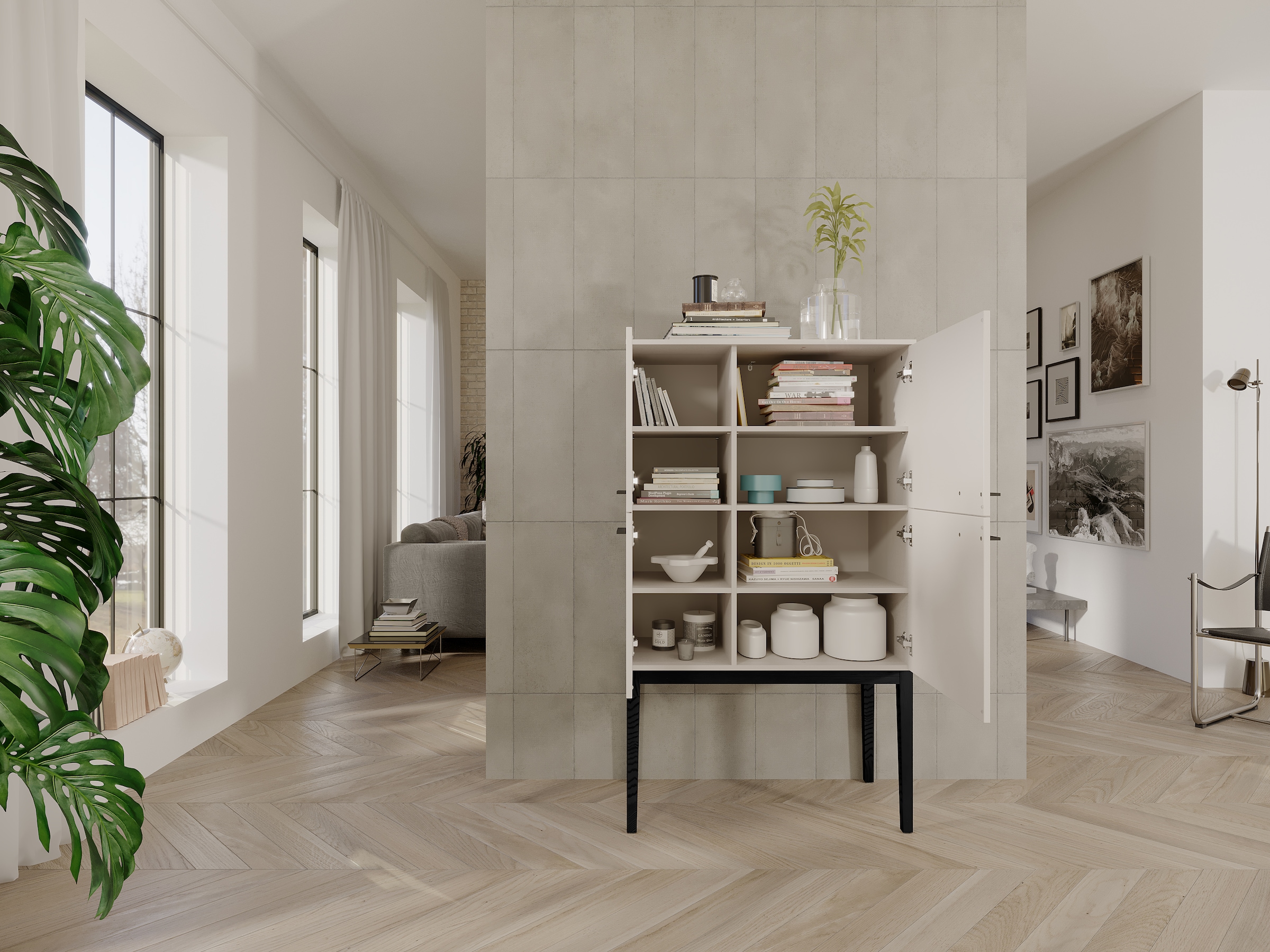 GERMANIA Highboard, mit Türdämpfung
