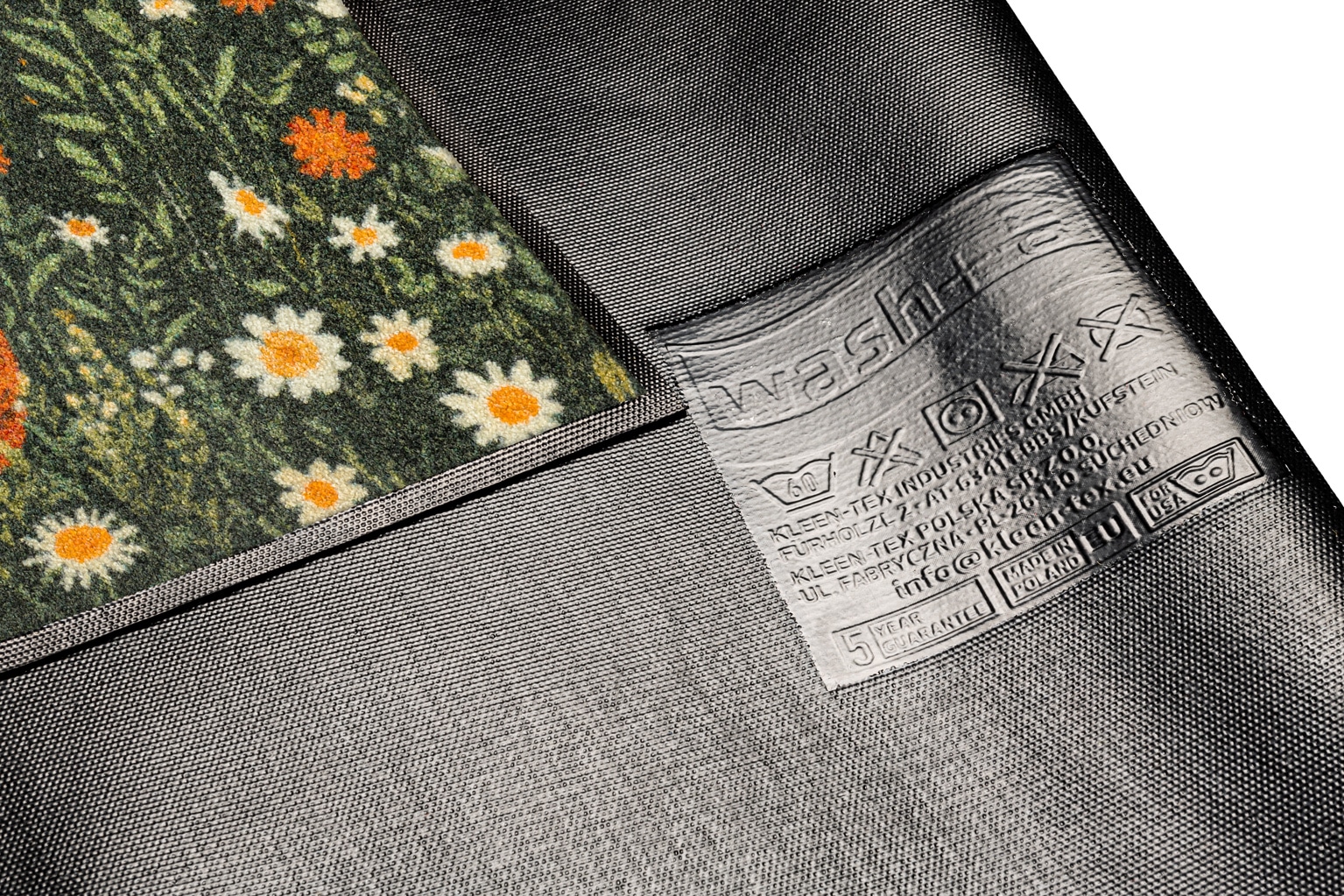wash+dry by Kleen-Tex Fußmatte »Floral Fo/y« rechteckig 7 mm Höhe