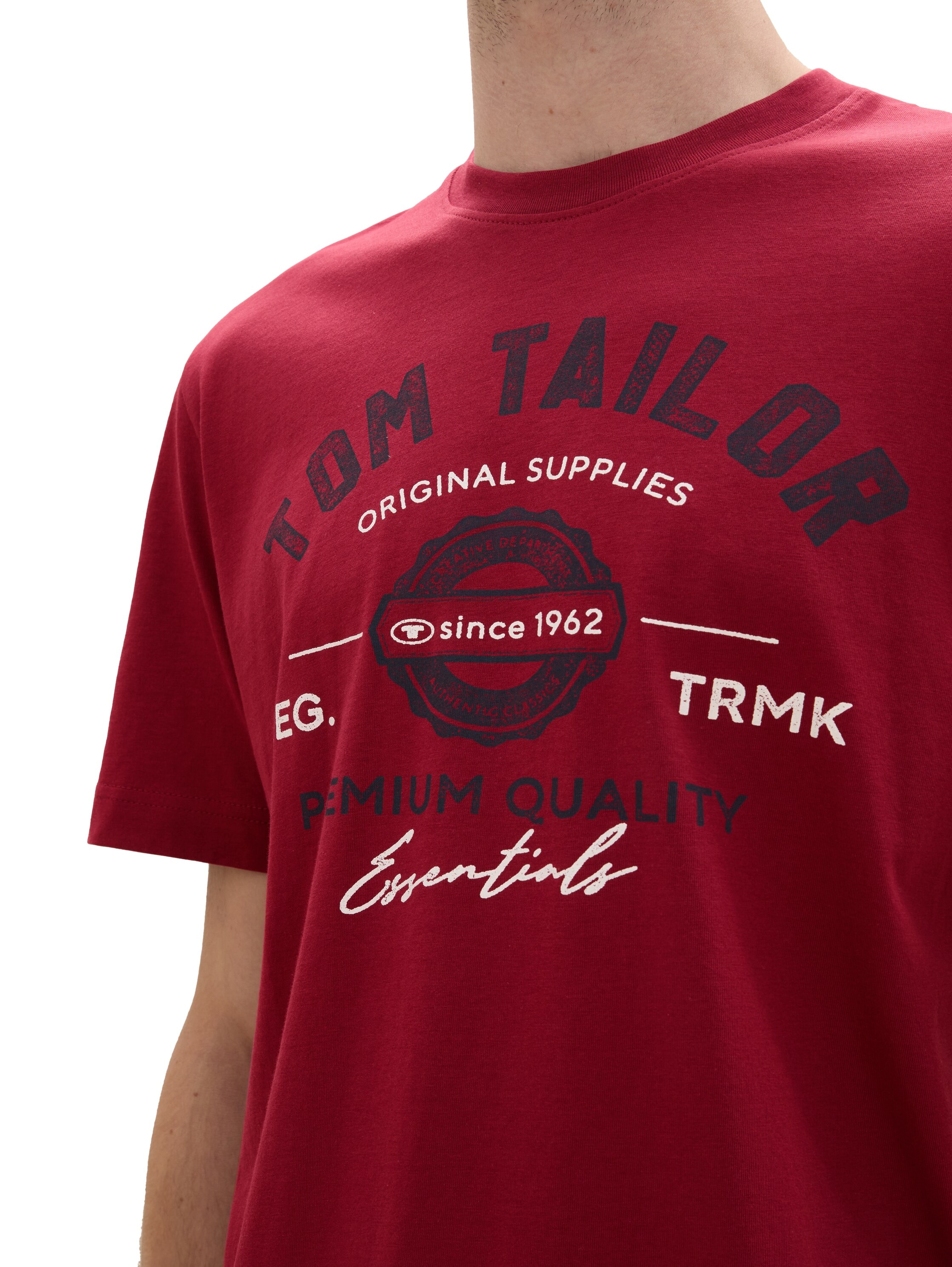 TOM TAILOR T-Shirt, mit großem Logofrontprint