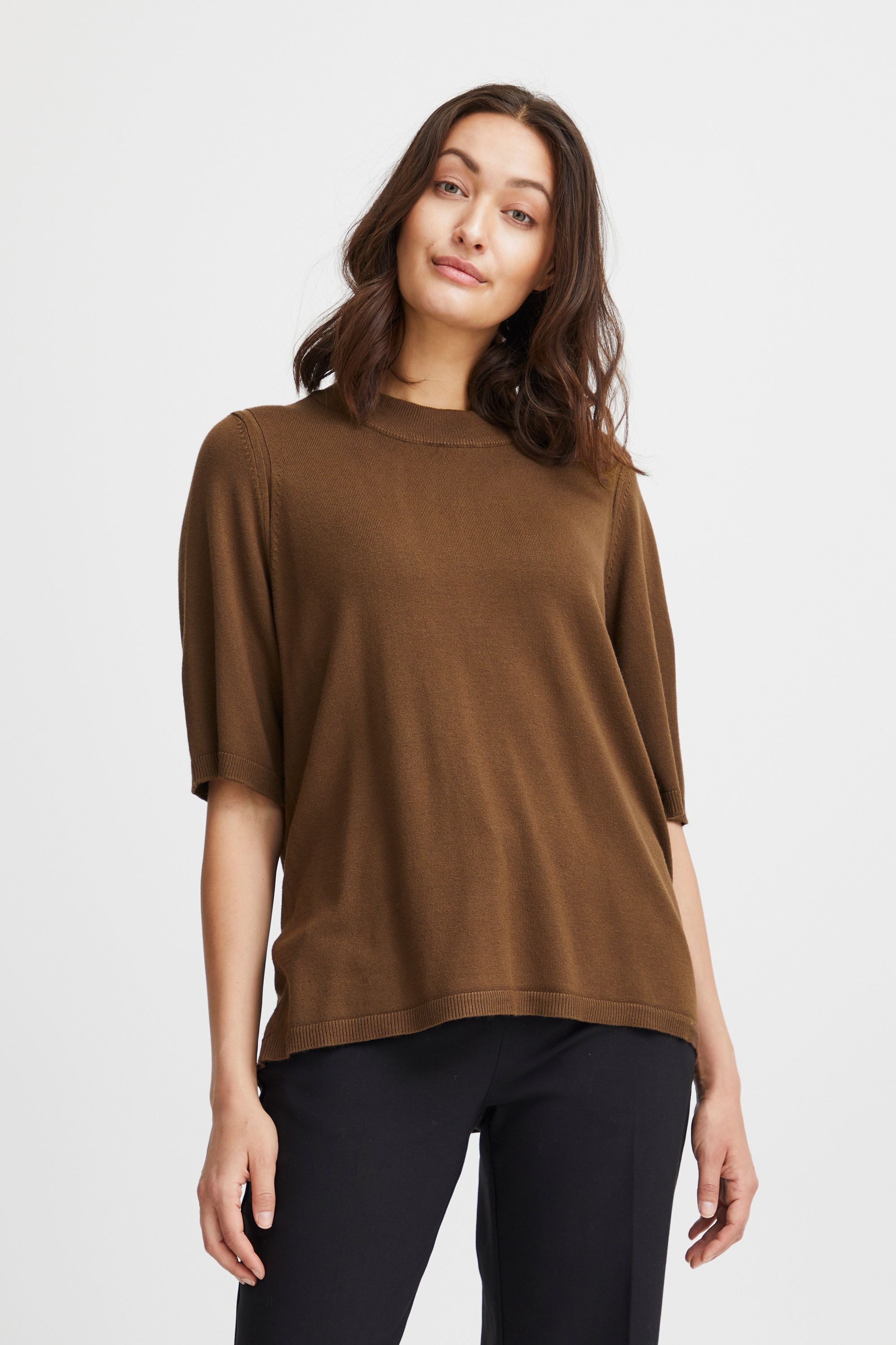 fransa Strickfleece-Pullover »Strickpullover FRBlume«
