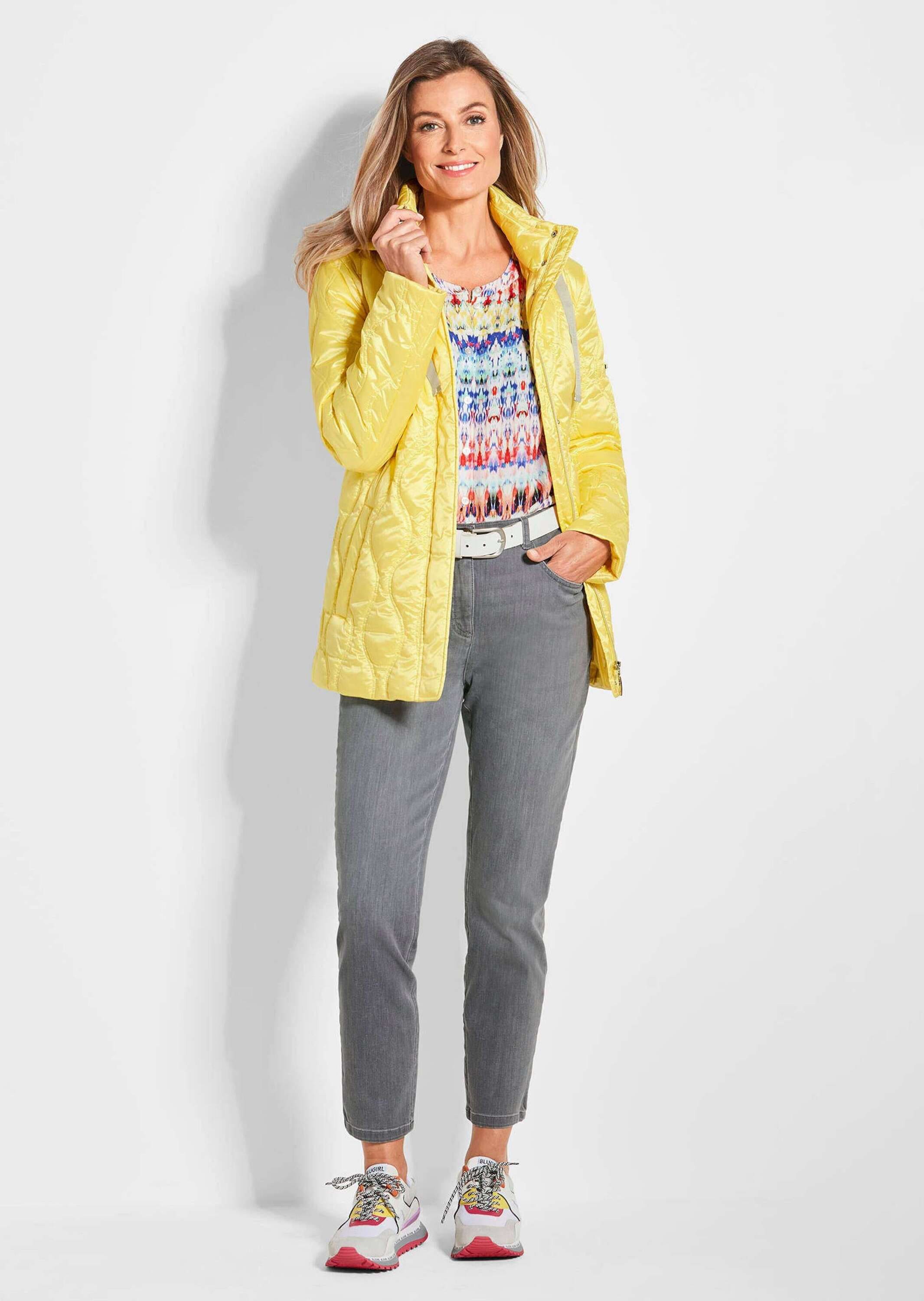 GOLDNER Kurzjacke »Herbstjacke Damen mit welliger Steppung im sportlichen Look«