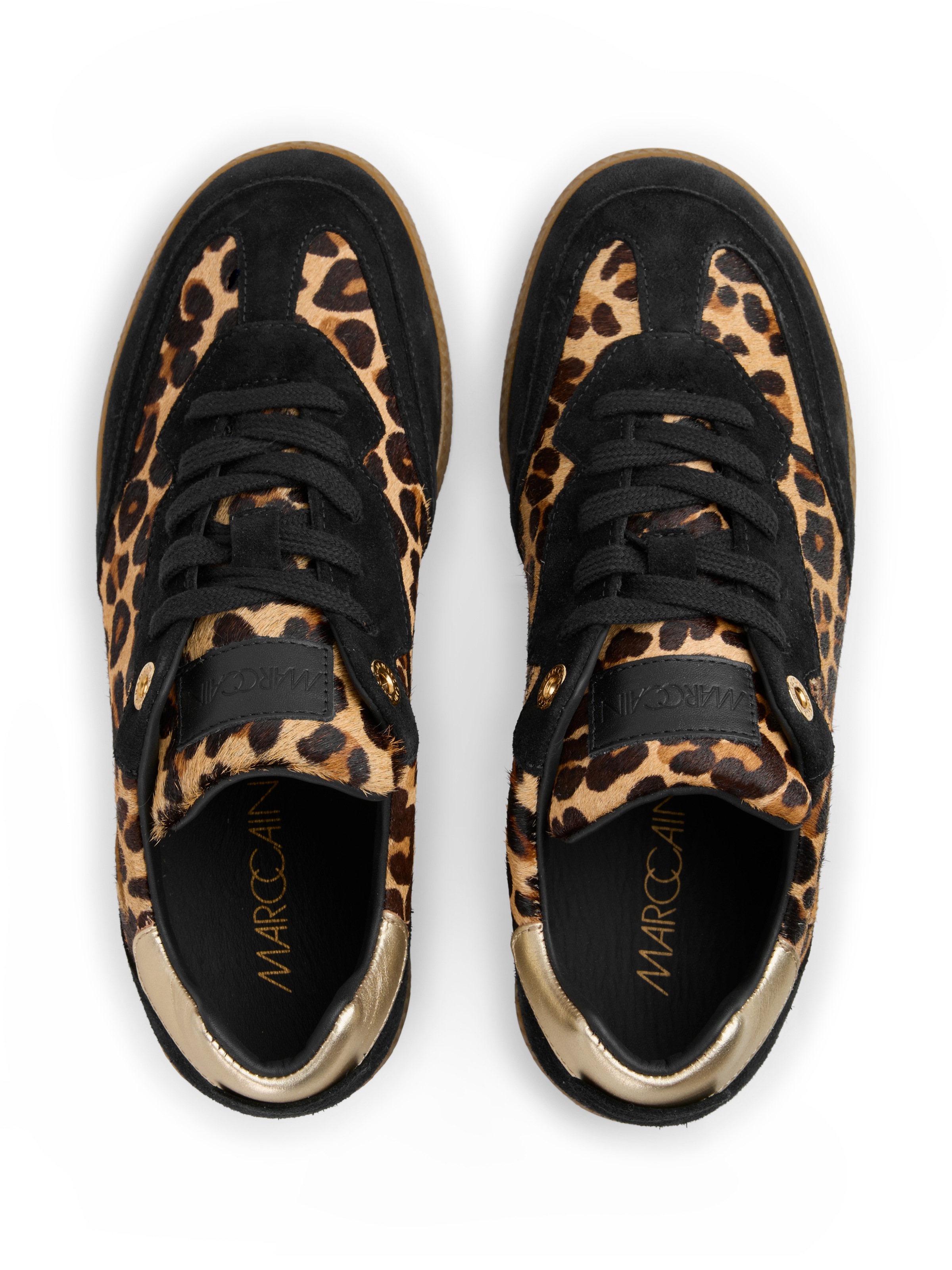 Marc Cain Sneaker »Sports Dodgy Dogs«, Schnürschuh, Leo Schuh im Retro Look