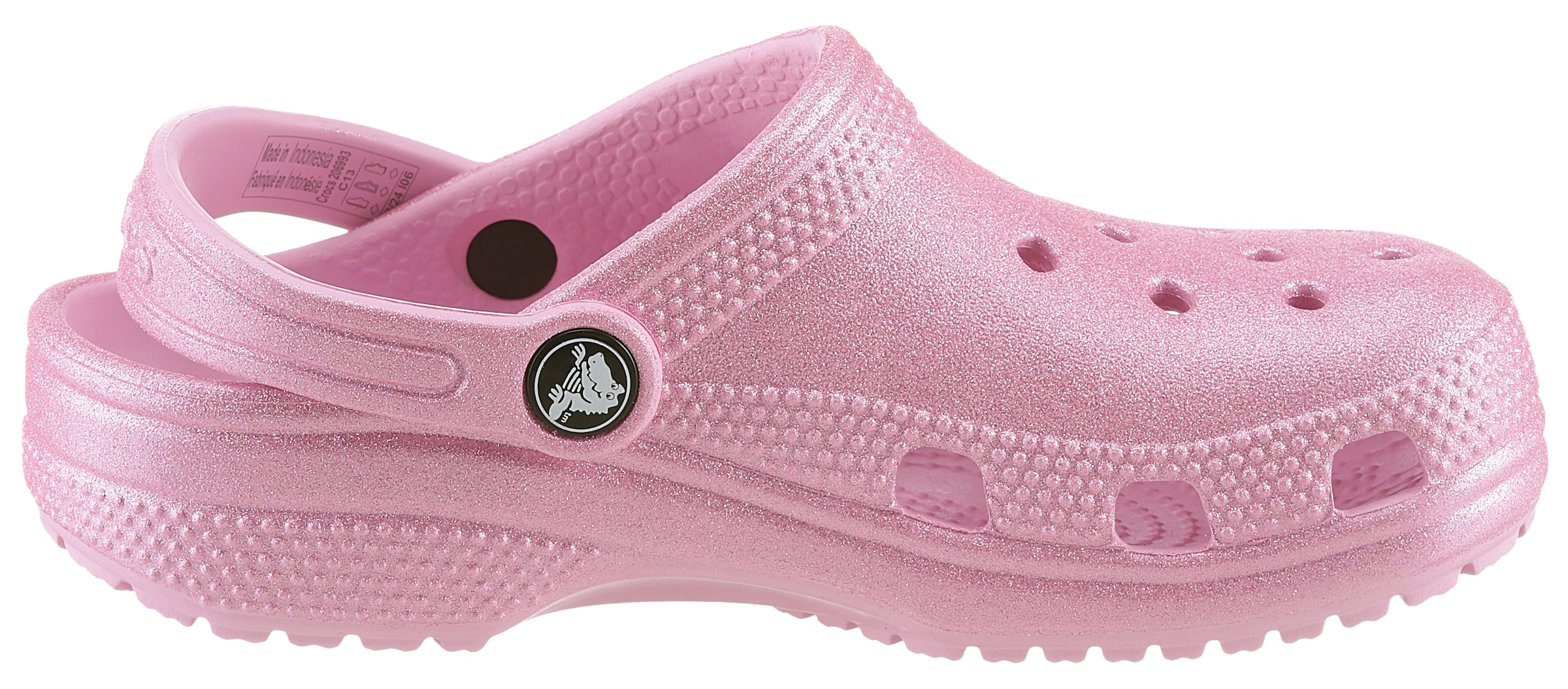 Crocs Clog »Classic K«, Sommerschuh, Hausschuh, Badeschuh mit schwenkbarem Fersenriemchen