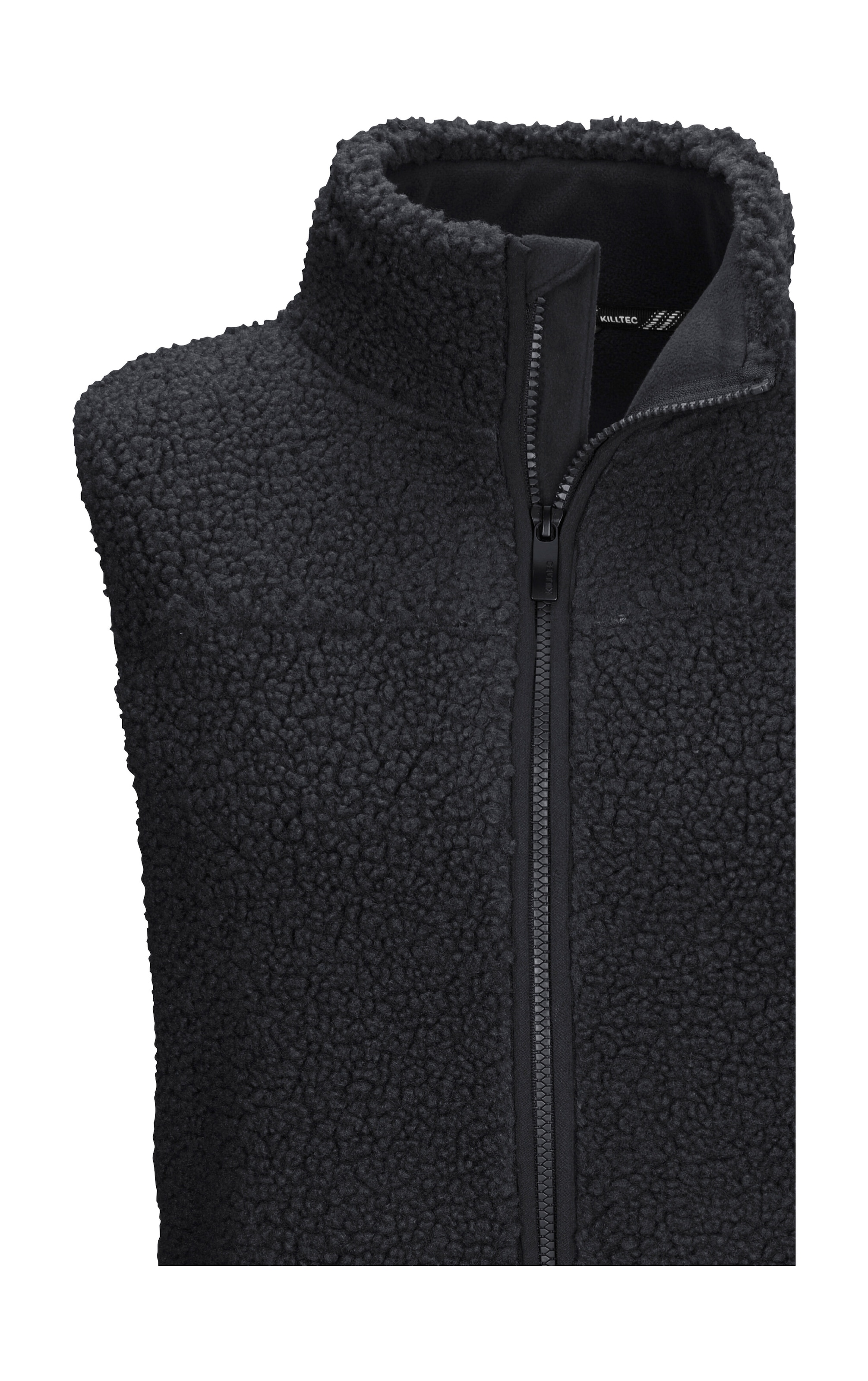 Killtec Funktionsweste »KOW 7 WMN VST« Kuschelige Sherpa Fleeceweste, Stretch, Zipper-Taschen, Kinnschutz