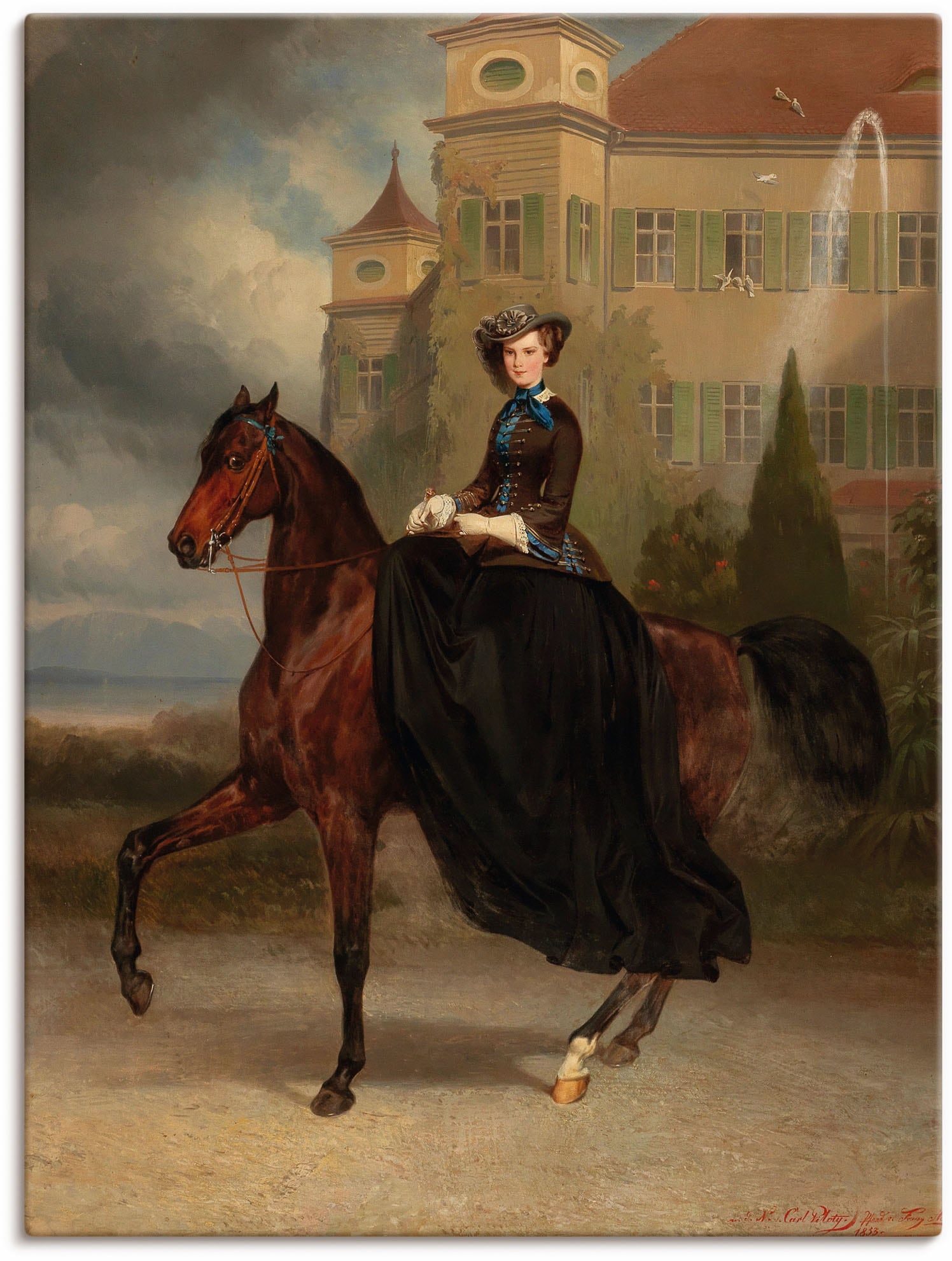 Artland Wandbild »Kaiserin Elisabeth von Österreich«, Historische Persönlichkeiten, (1 St.), als Leinwandbild, Poster in verschied. Größen