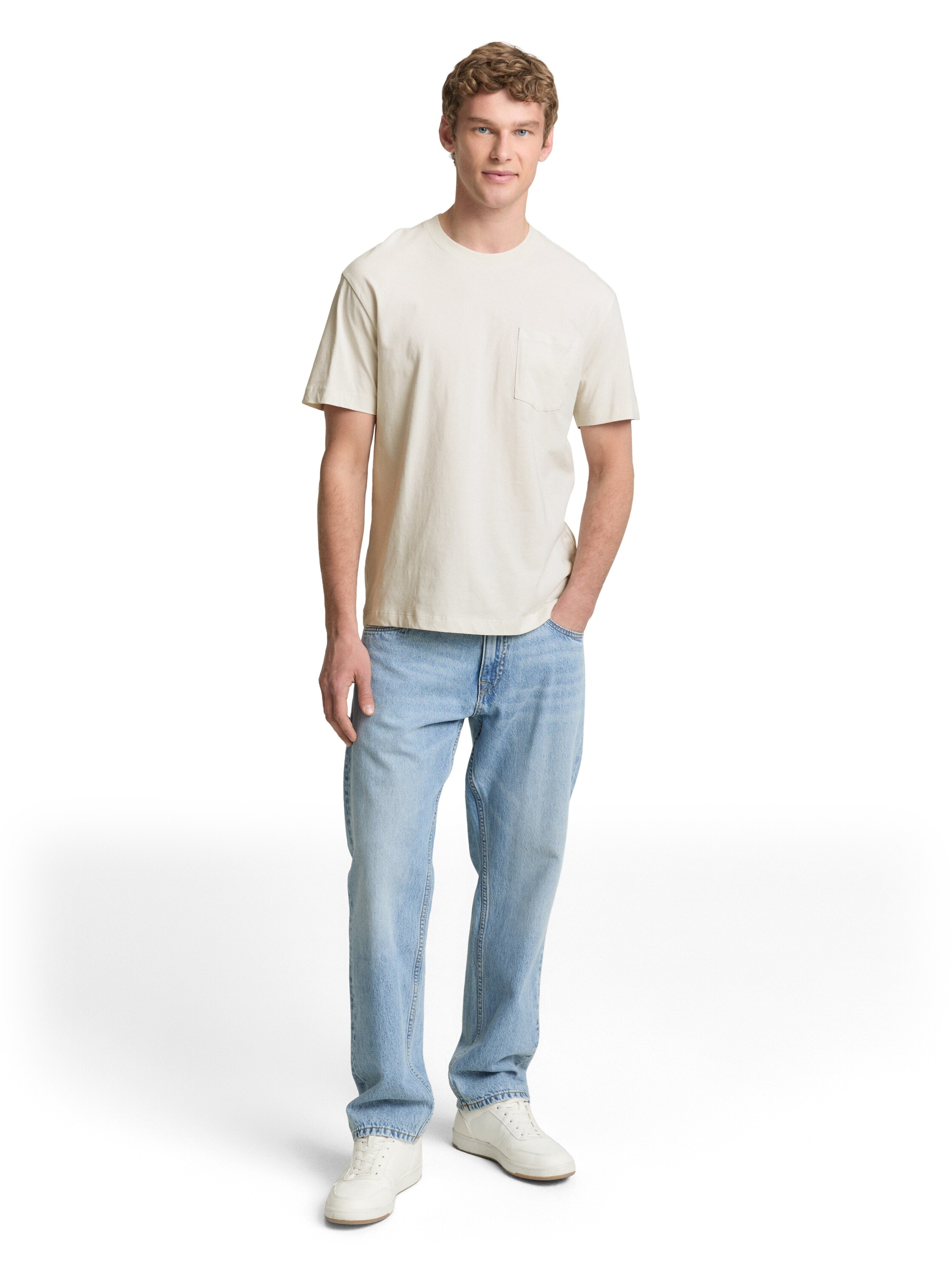 TOM TAILOR Denim T-Shirt mit Brust Tasche