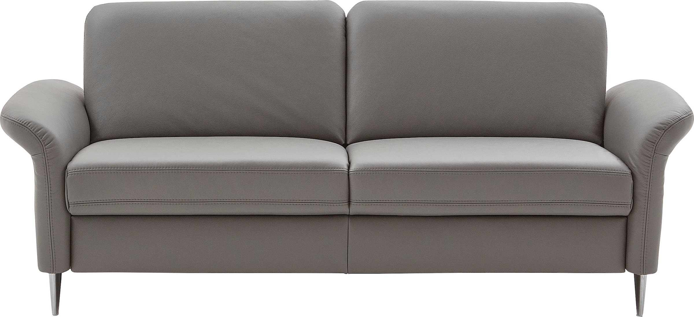 Die PlanBar 3-Sitzer »PN-EM23187, ohne Kopfstützen«, (Breite 208 cm), Leder, mit Federkern für einen hohen Sitzkomfort