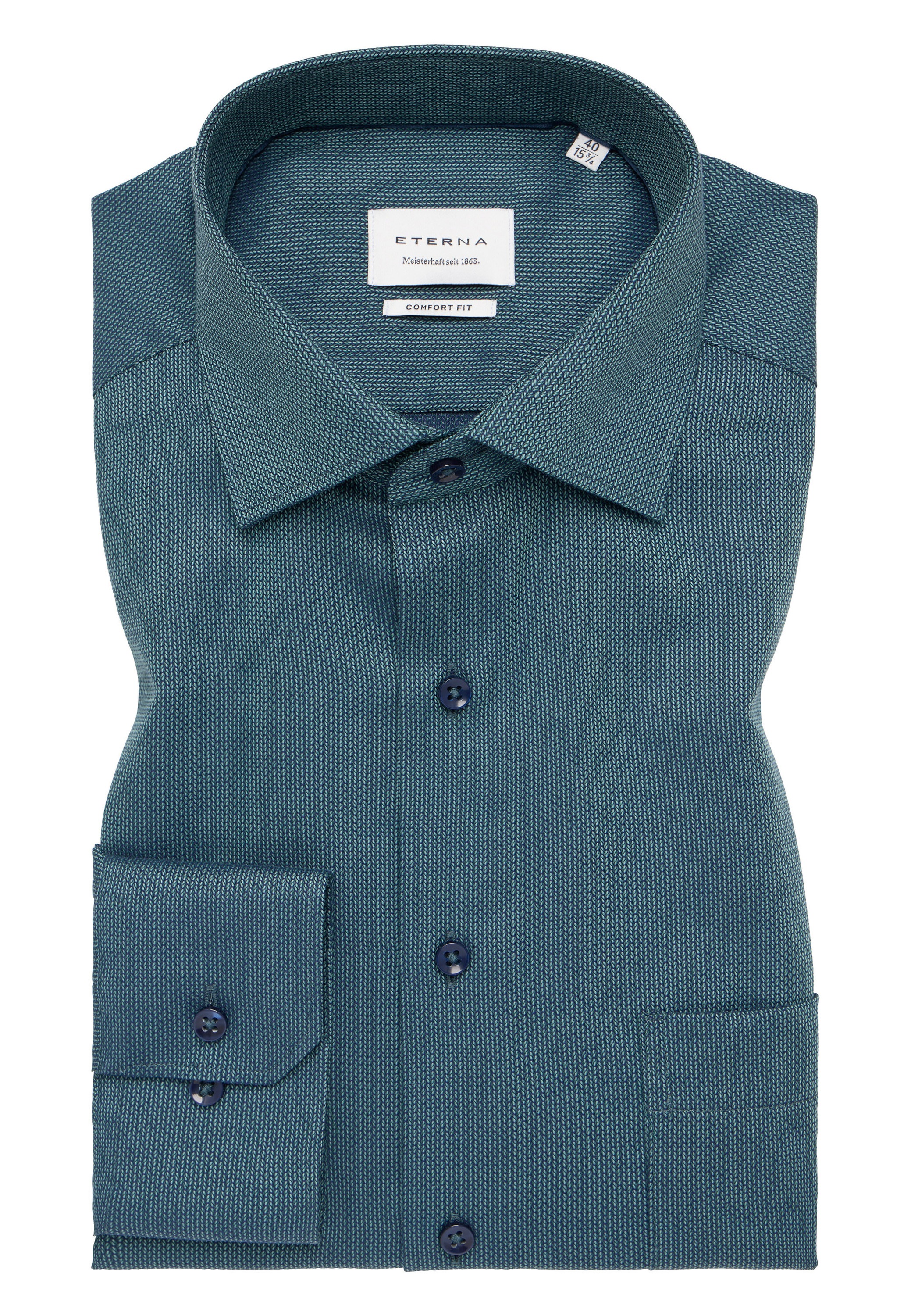 Eterna Langarmhemd »COMFORT FIT«, NON IRON (bügelfrei)
