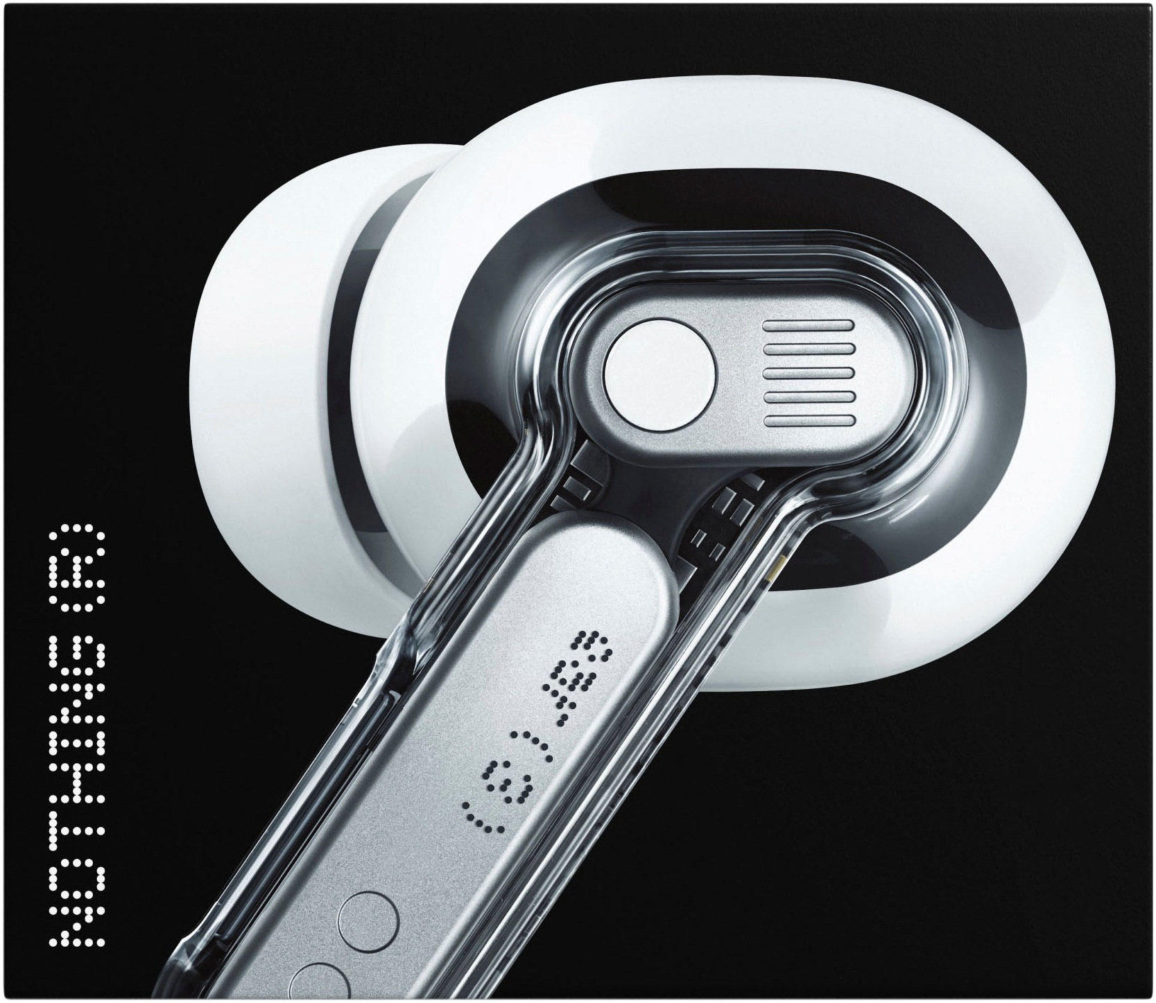 NOTHING wireless In-Ear-Kopfhörer »Ear (3)« Bluetooth Active Noise Cancelling (ANC) | integrierte Steuerung für Anrufe und Musik