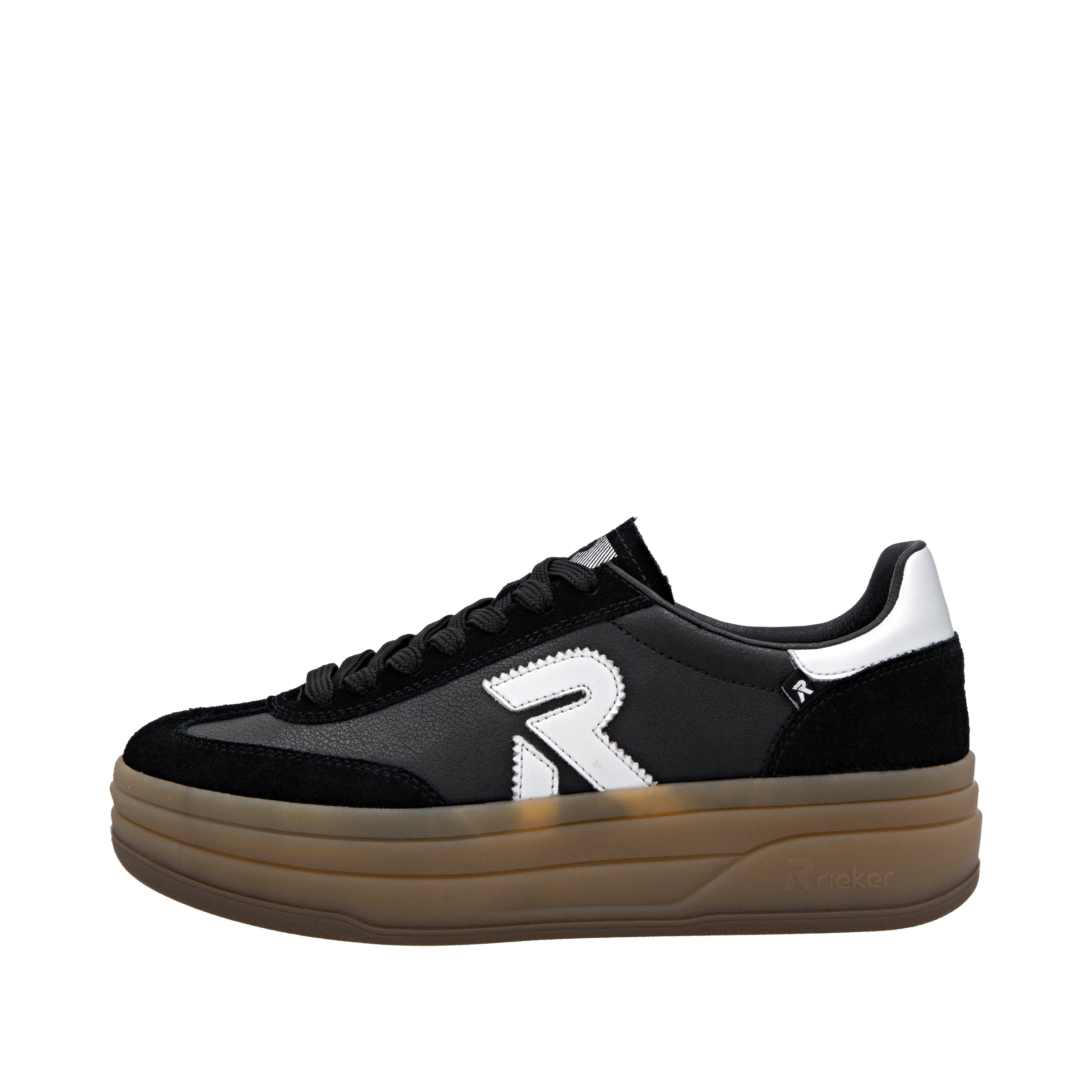 Rieker Plateausneaker »Swing2GO«  Retro-Sneaker, Schnürschuh, Halbschuh mit trendiger Plateausohle