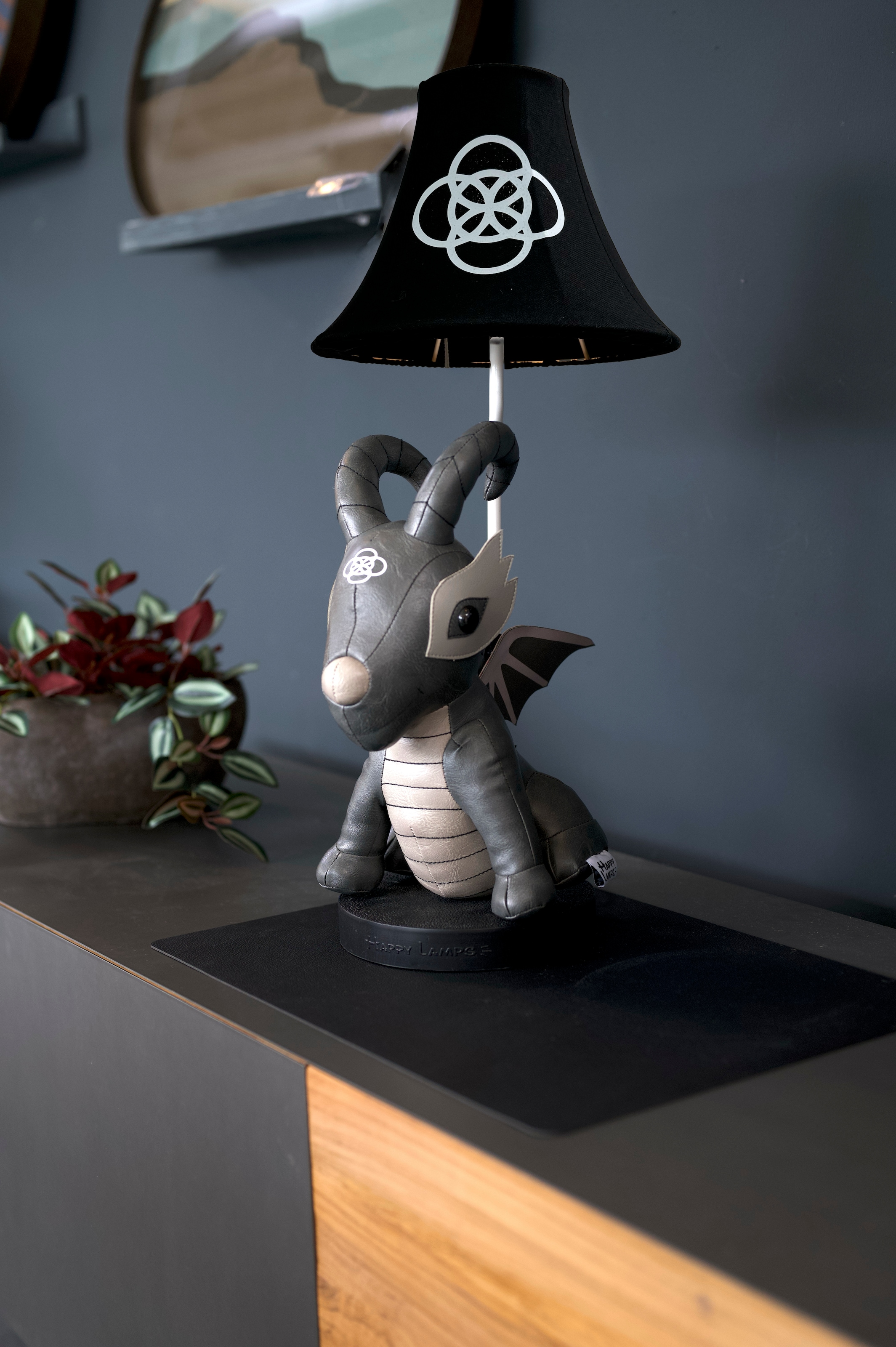Happy Lamps for smiling eyes LED Tischleuchte »Black Dragon« GU 5,3 1 Stk. Warmweiß Hochwertig, Einzigartig, Zertifiziert