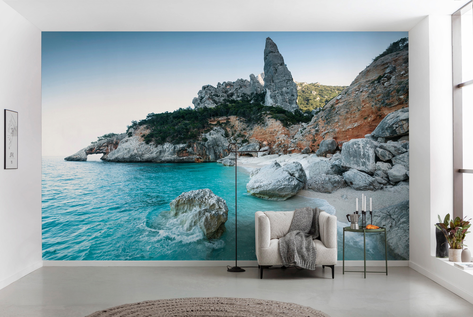 Komar Vliestapete »Digitaldruck Vlies - Beach Tales - Größe 450 x 280 cm«, bedruckt, Wohnzimmer, Schlafzimmer