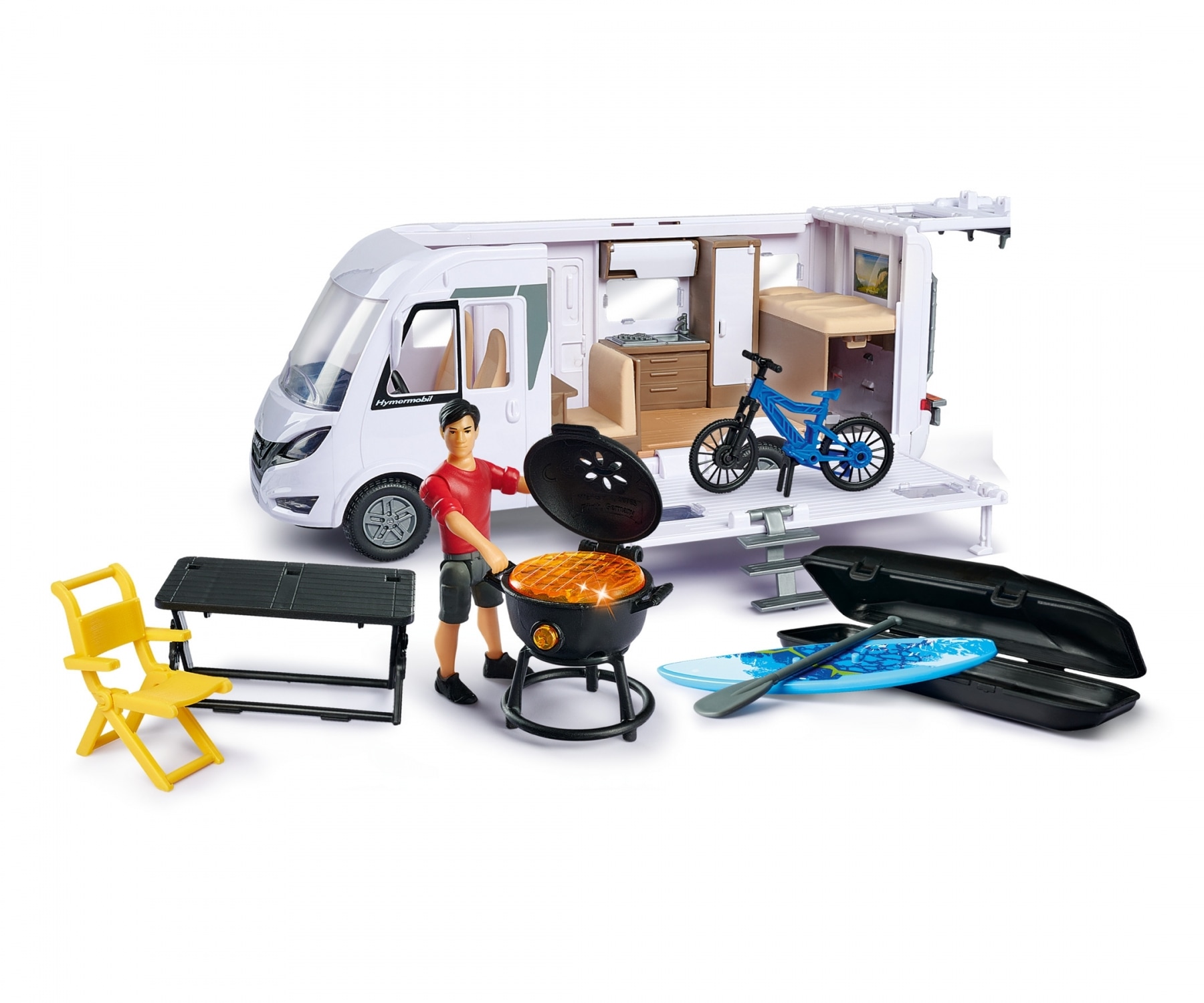 Dickie Toys Spielzeug-Auto »Wohnmobil Camper« mit Licht
