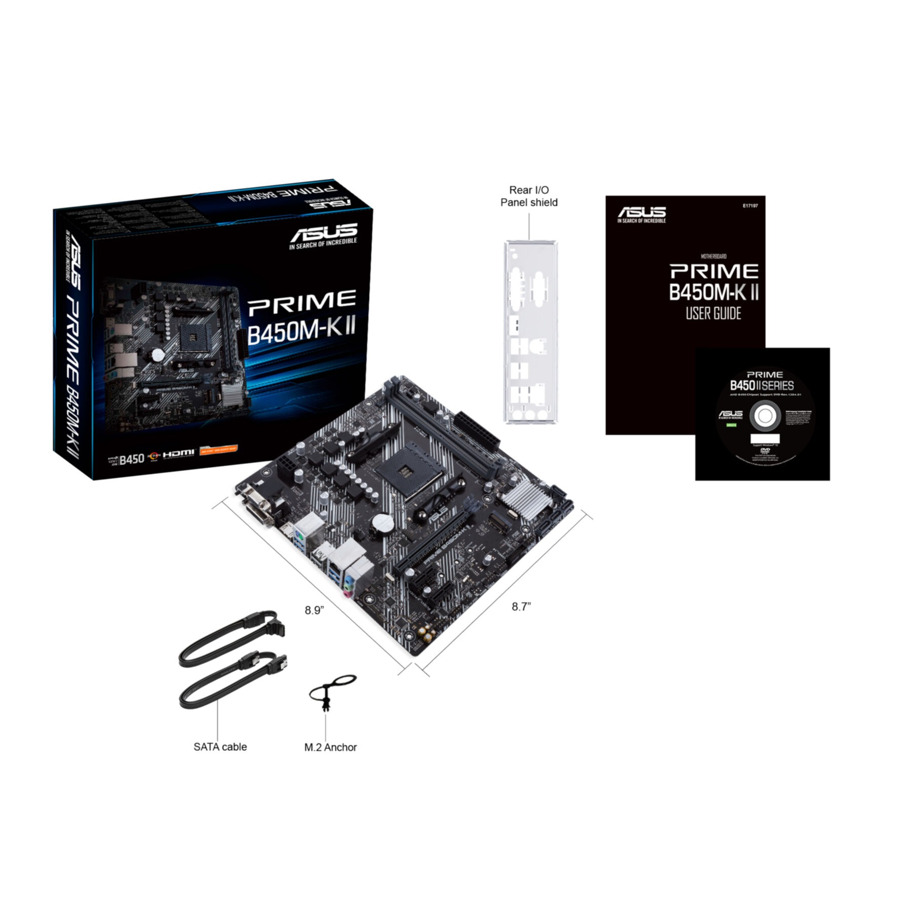 Asus Mainboard »Prime B450M-K II«