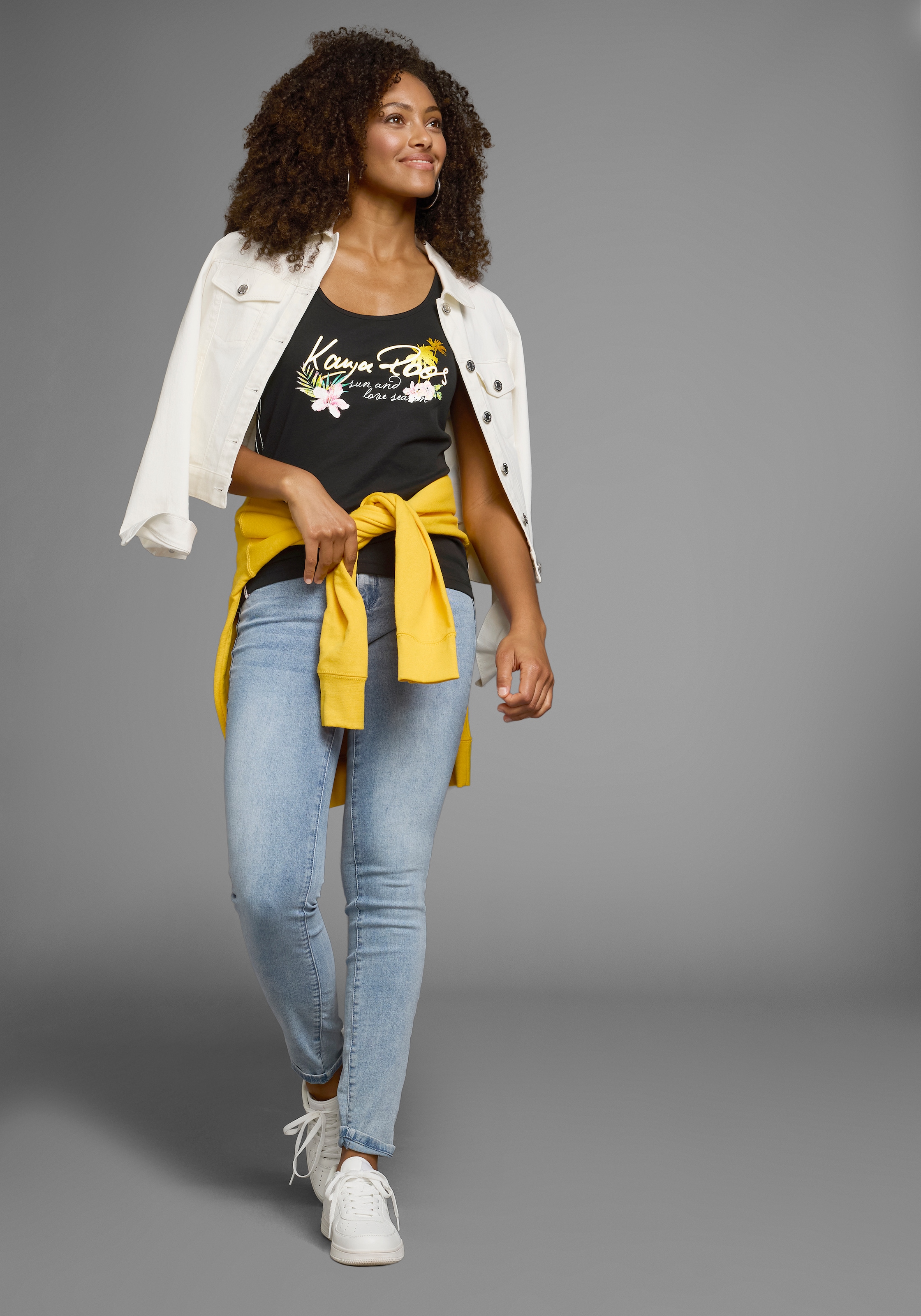KangaROOS Tanktop, mit femininem Frontdruck