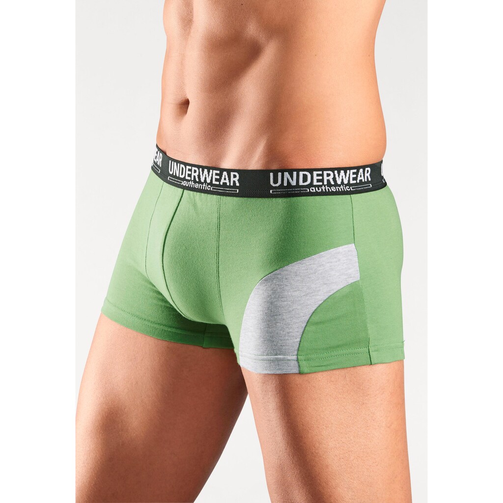 AUTHENTIC UNDERWEAR Boxershorts, (Packung, 4 St.)